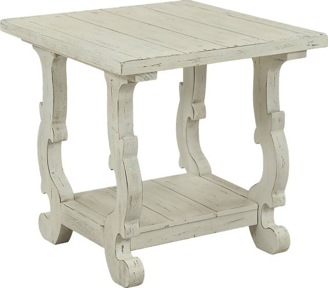 Orchard Park Cream End Table - Thumbnail - Image 1