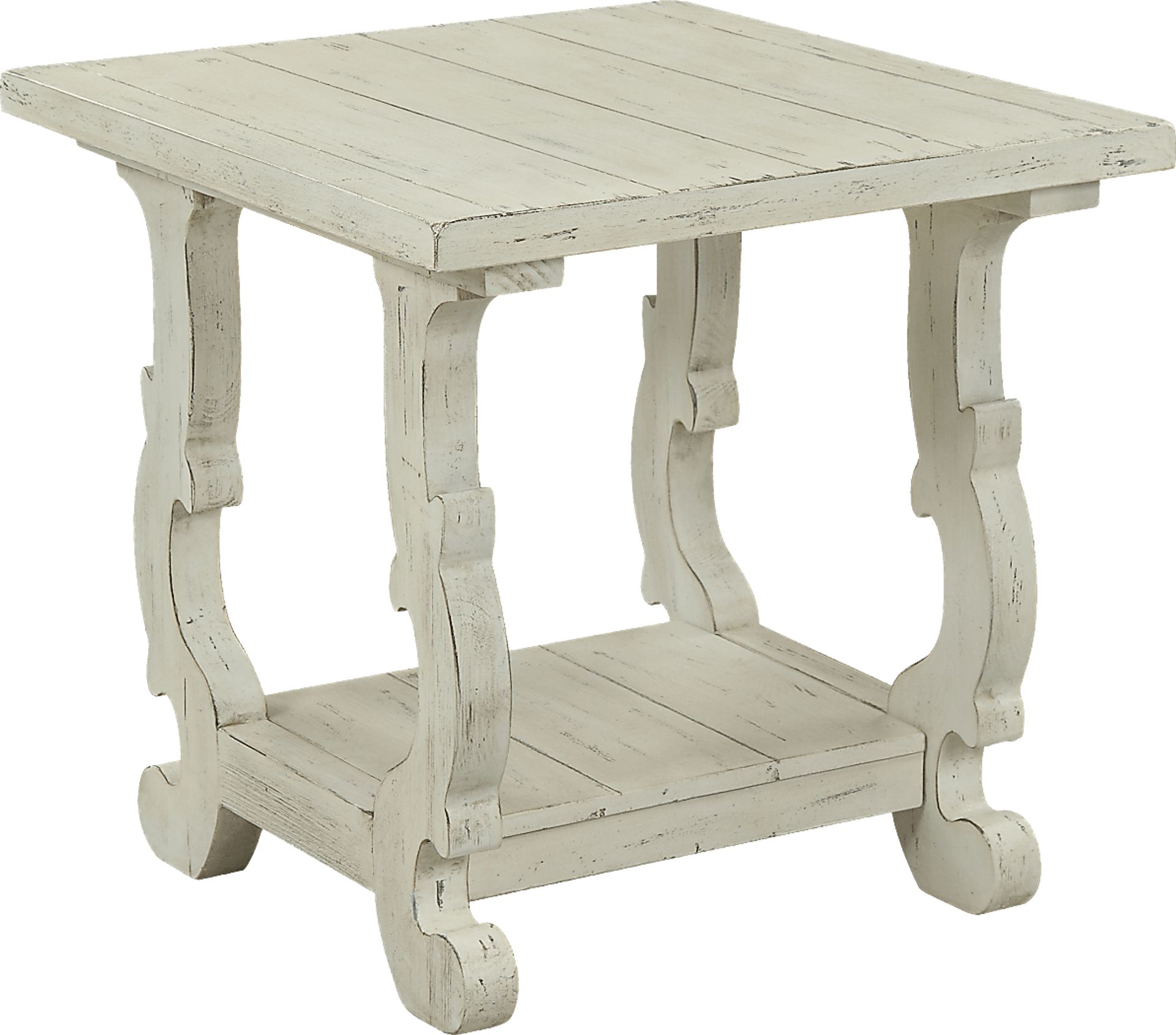 Orchard Park Cream End Table - Image 1