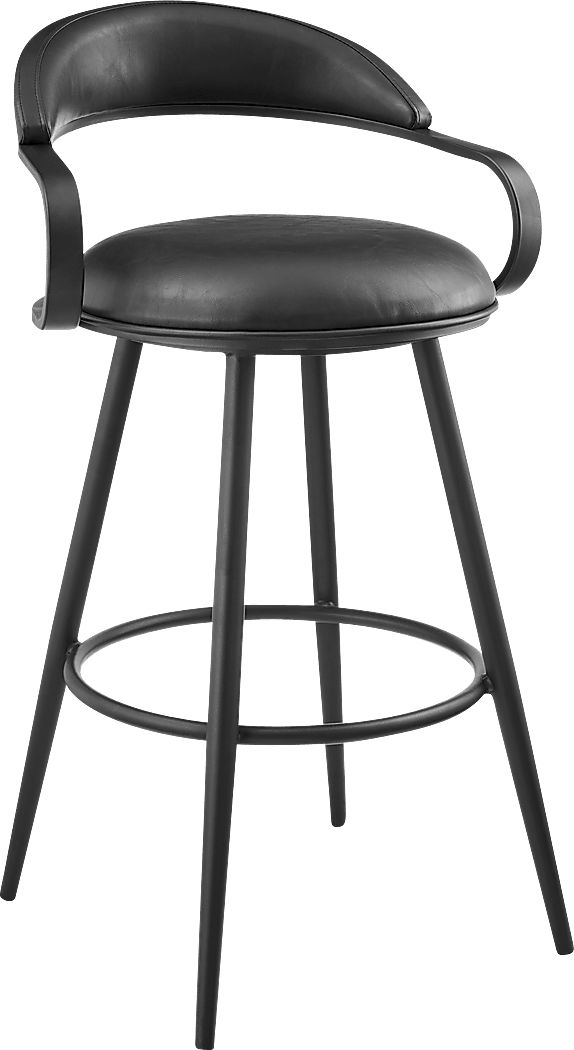 Orcone Black Counter Height Stool