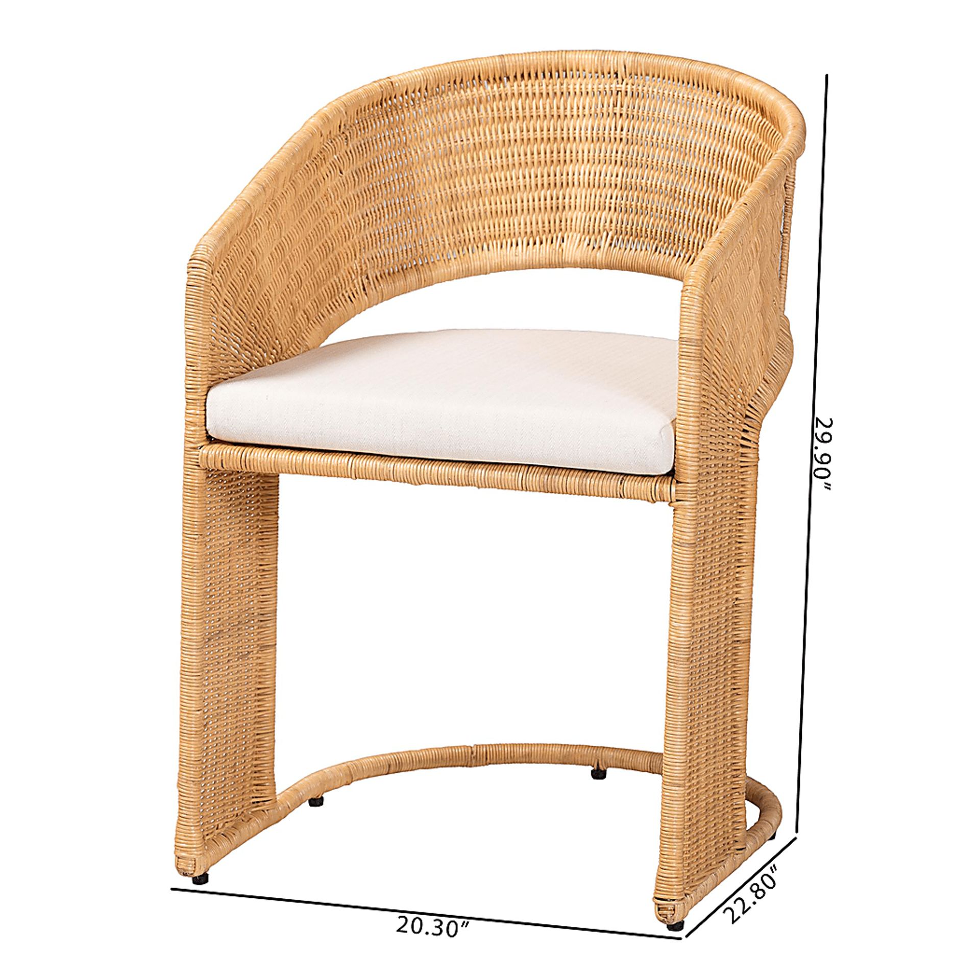 Orcot Brown Dining Chair - Image 9