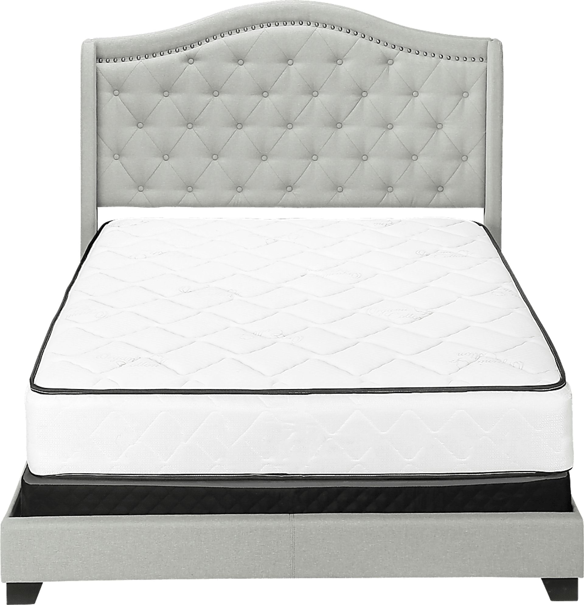 Orcow Light Gray Queen Bed - Image 3