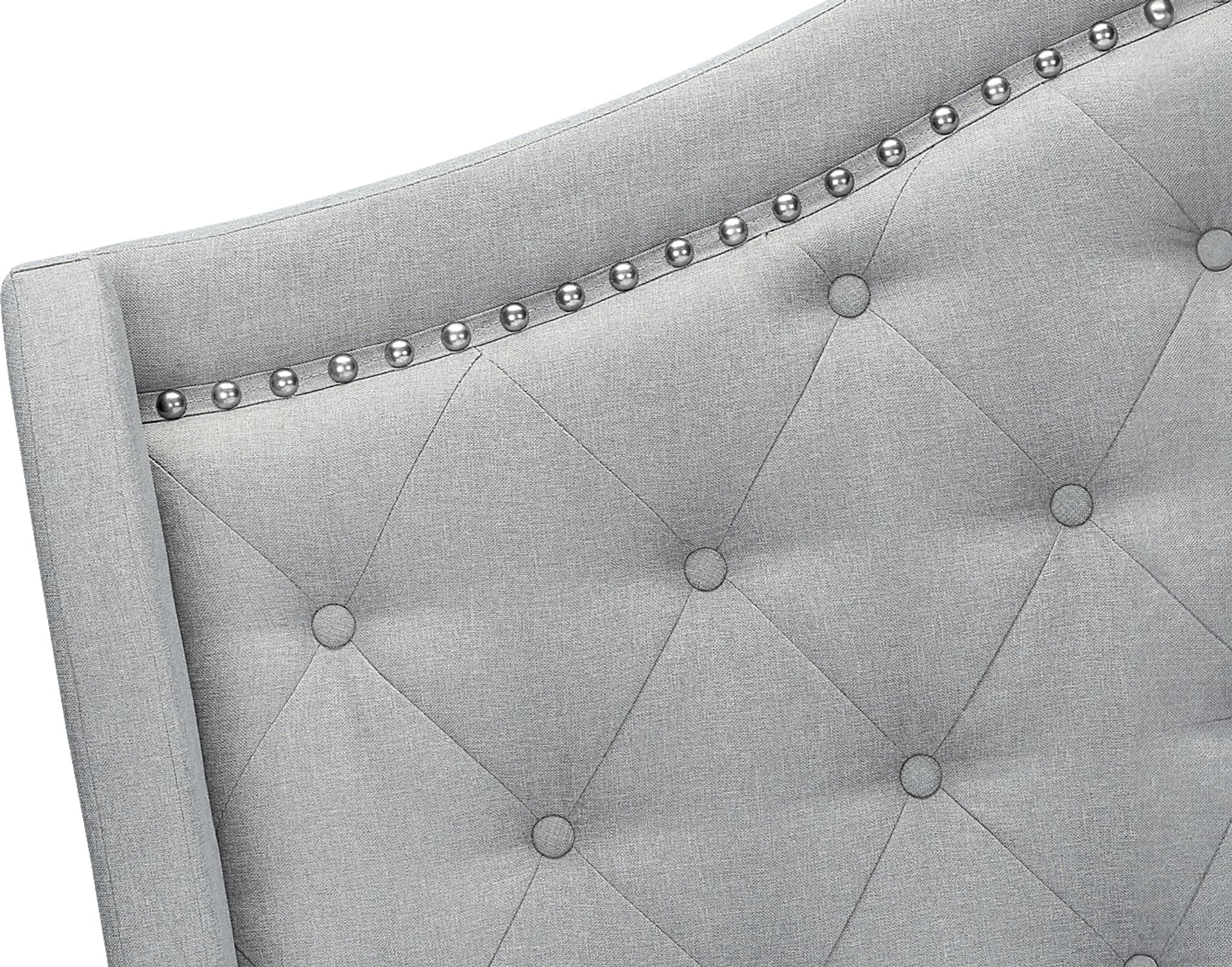 Orcow Light Gray Queen Bed - Image 9