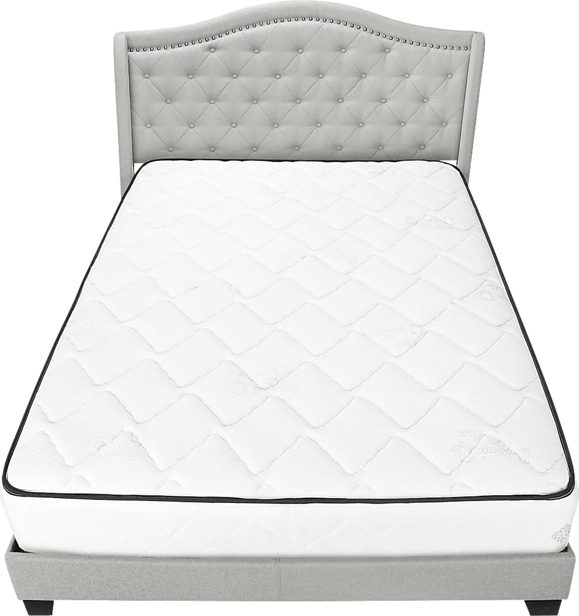 Orcow Light Gray Queen Bed - Image 10