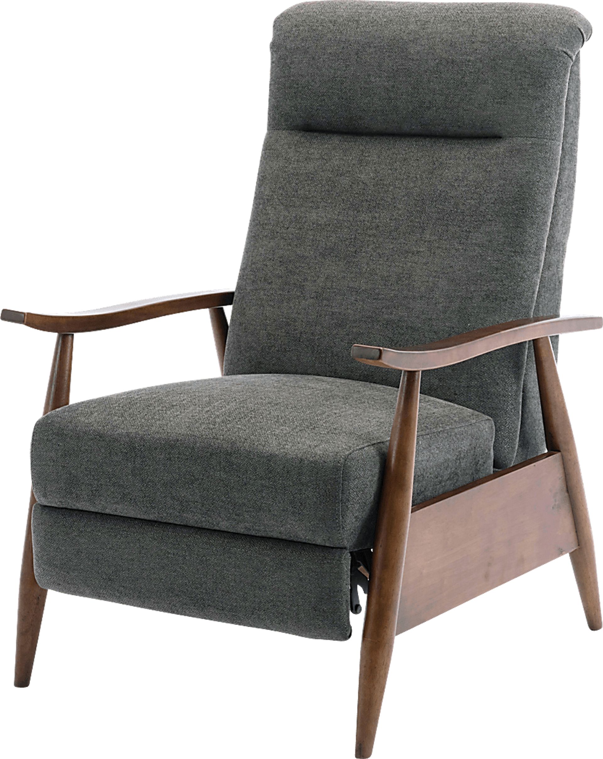 Orcut Charcoal Push Back Recliner - Image 2