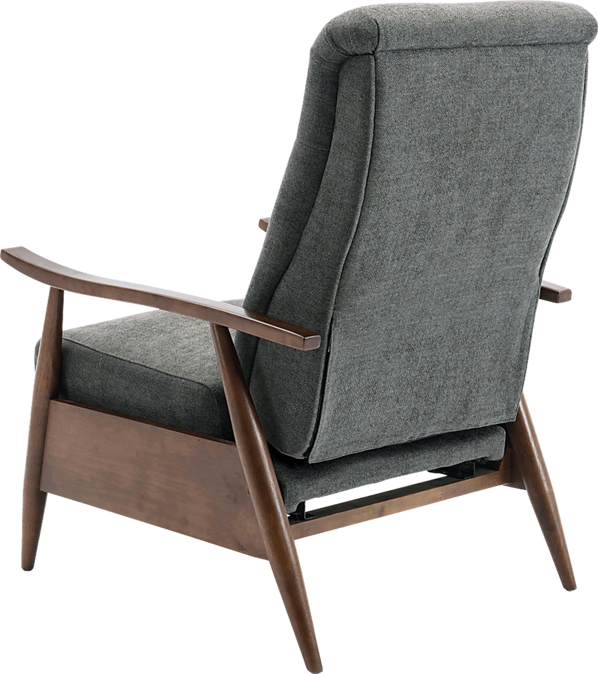Orcut Charcoal Push Back Recliner - Image 4