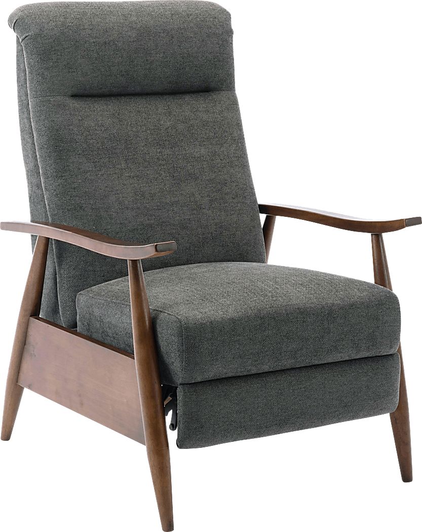 Orcut Charcoal Push Back Recliner