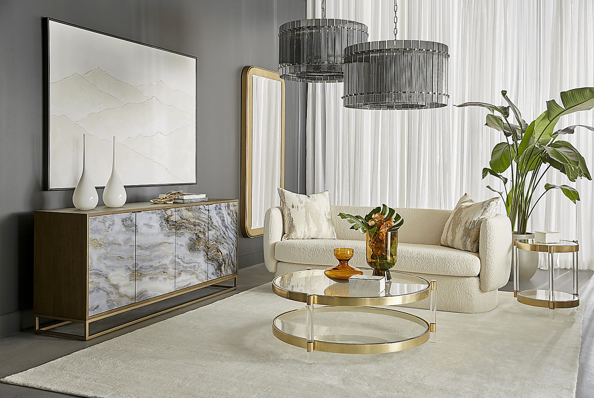 Orcut Oaks Smoke Chandelier - Image 5