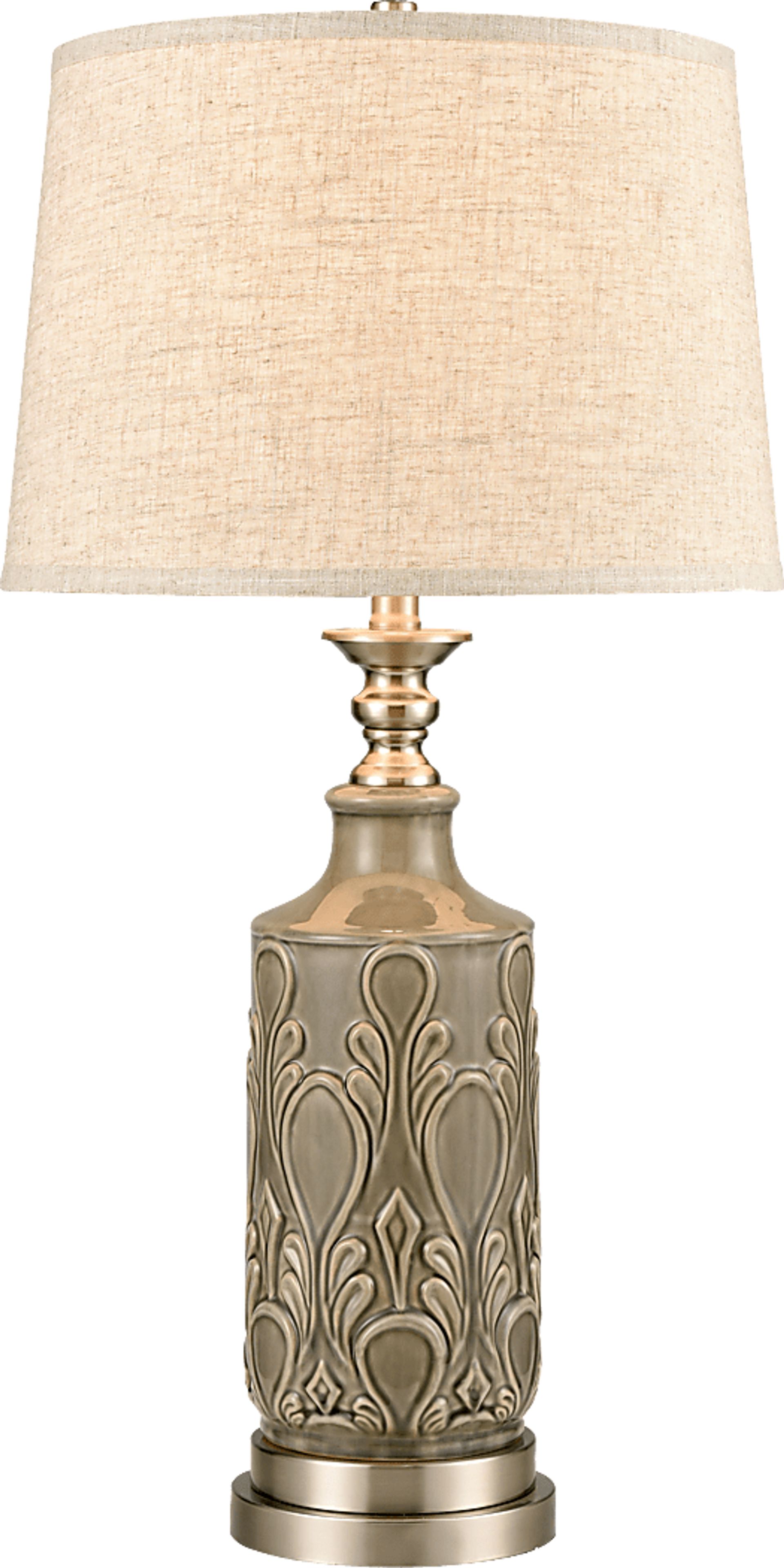 Ordway Street Gray Lamp - Image 1