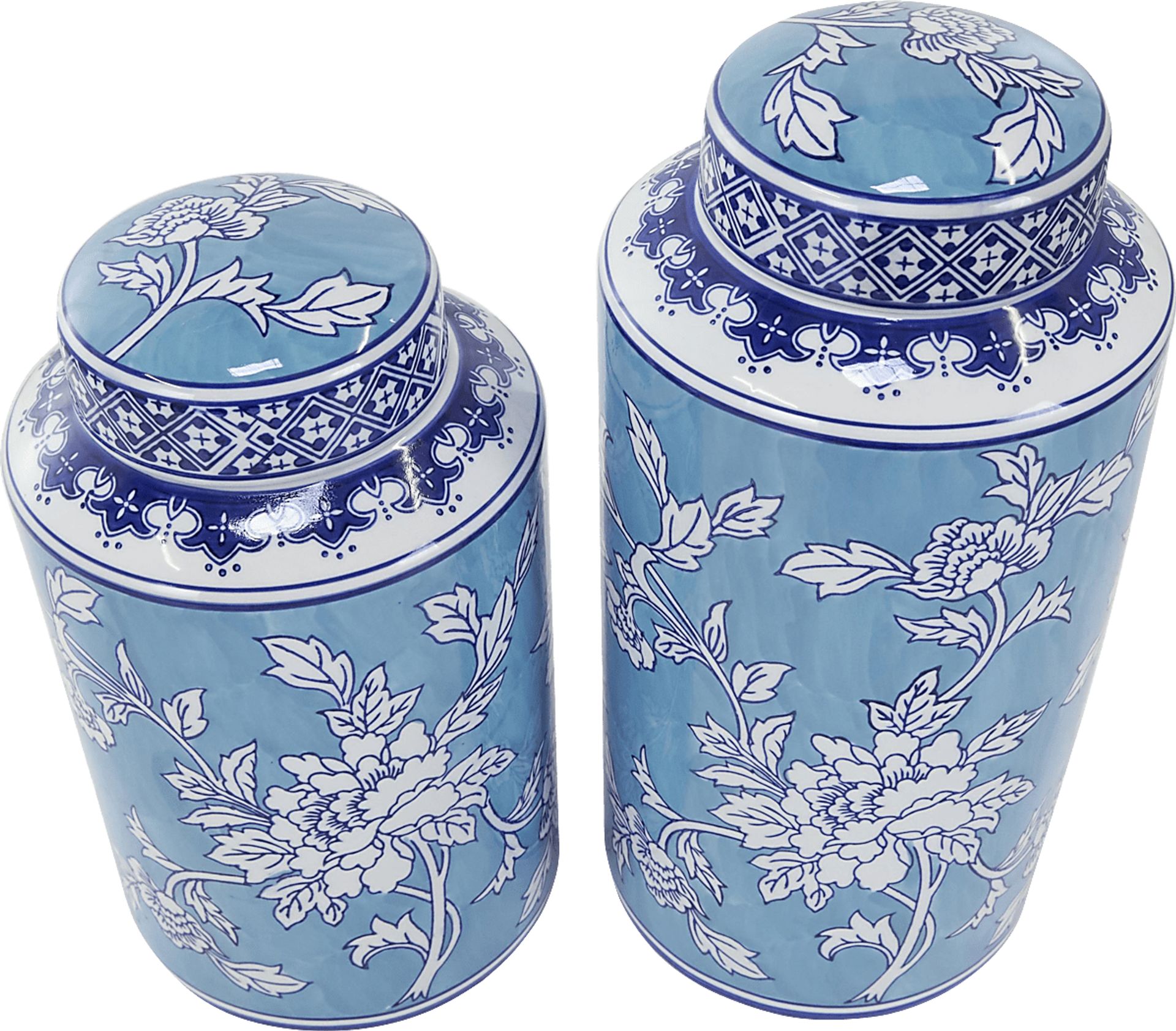 Oredu Blue Jar, Set of 2 - Image 7