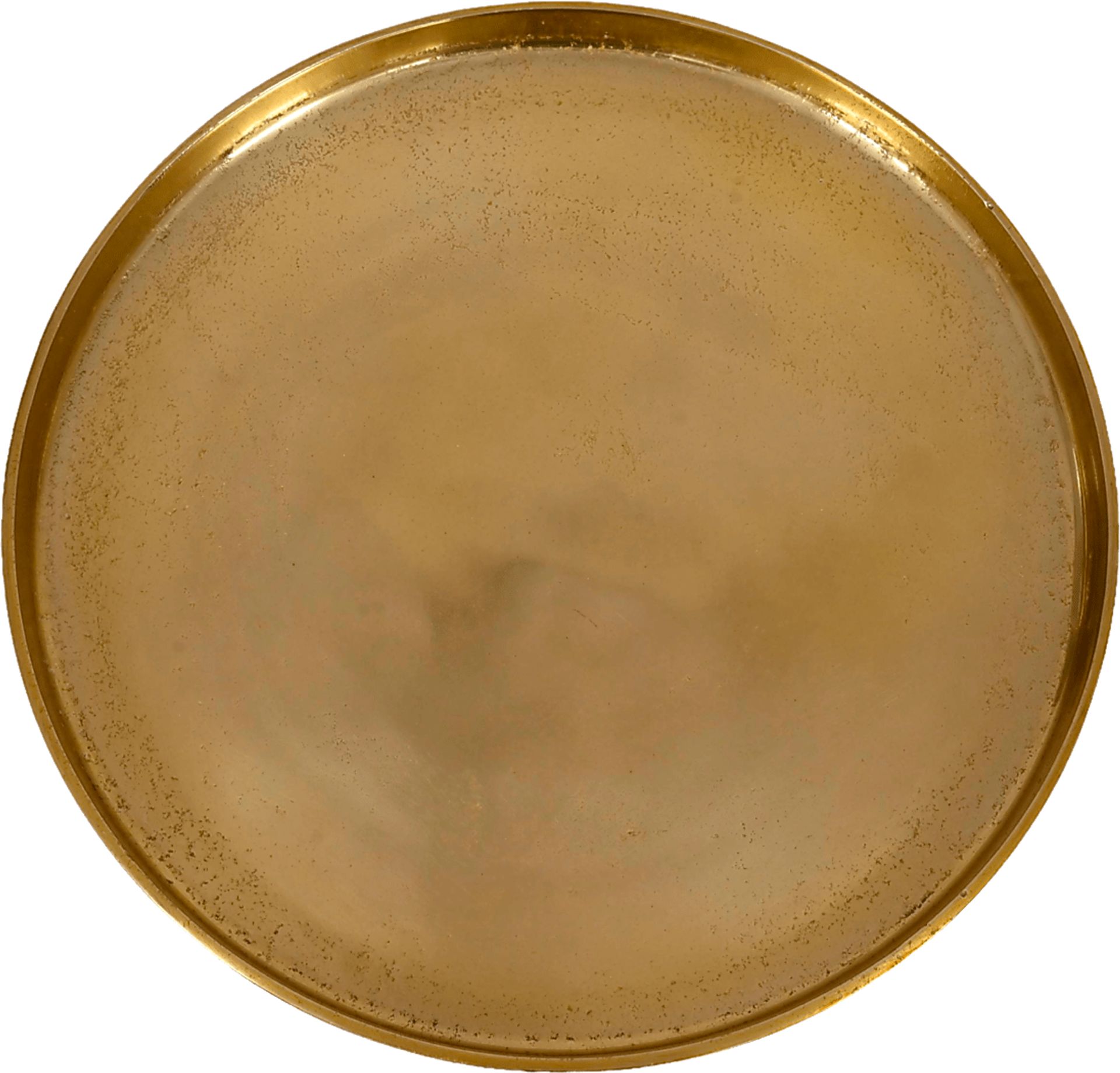 Orelia Gold Accent Table with Black Marble Base - Image 4