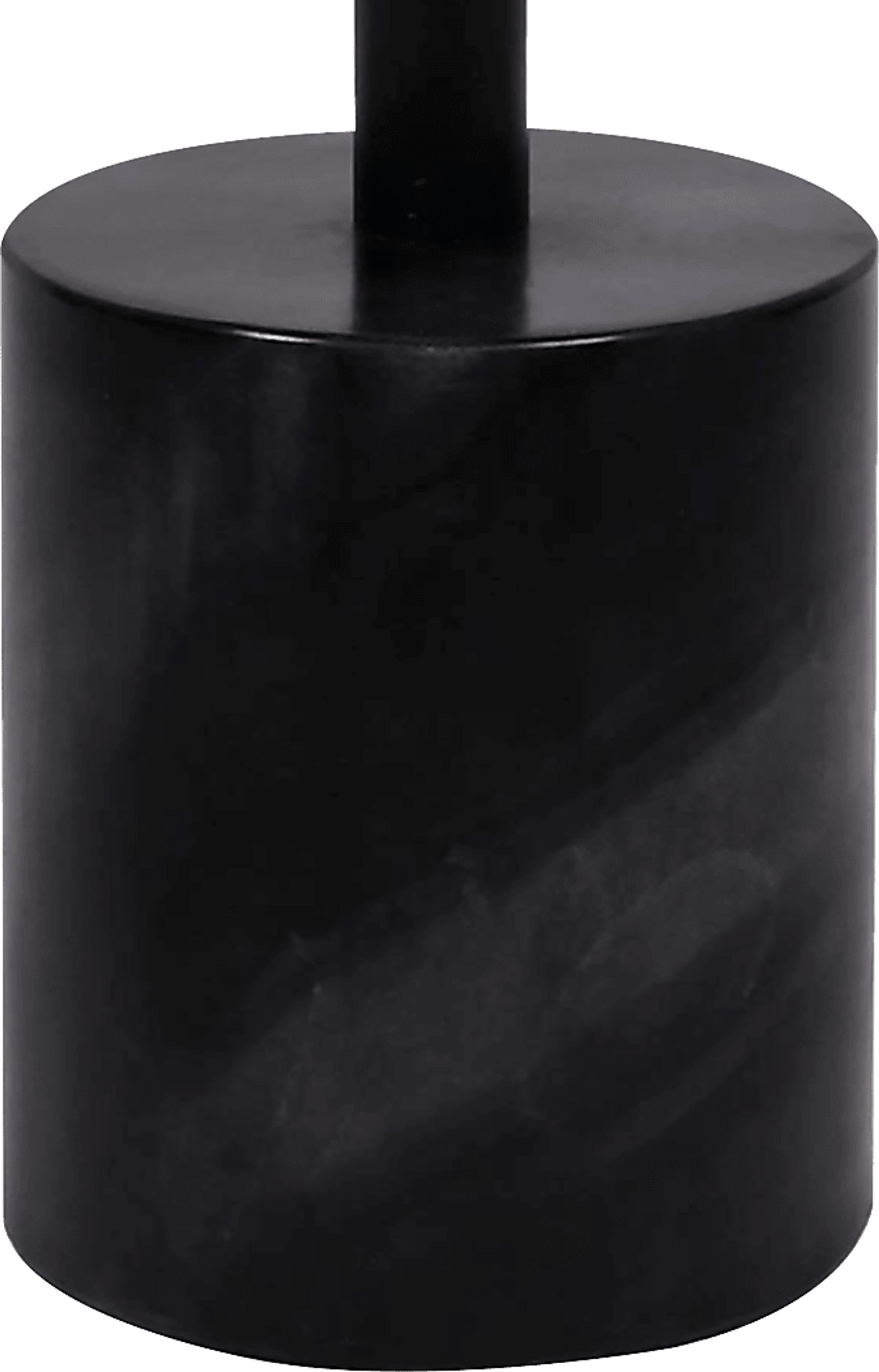 Orelia Gold Accent Table with Black Marble Base - Image 5