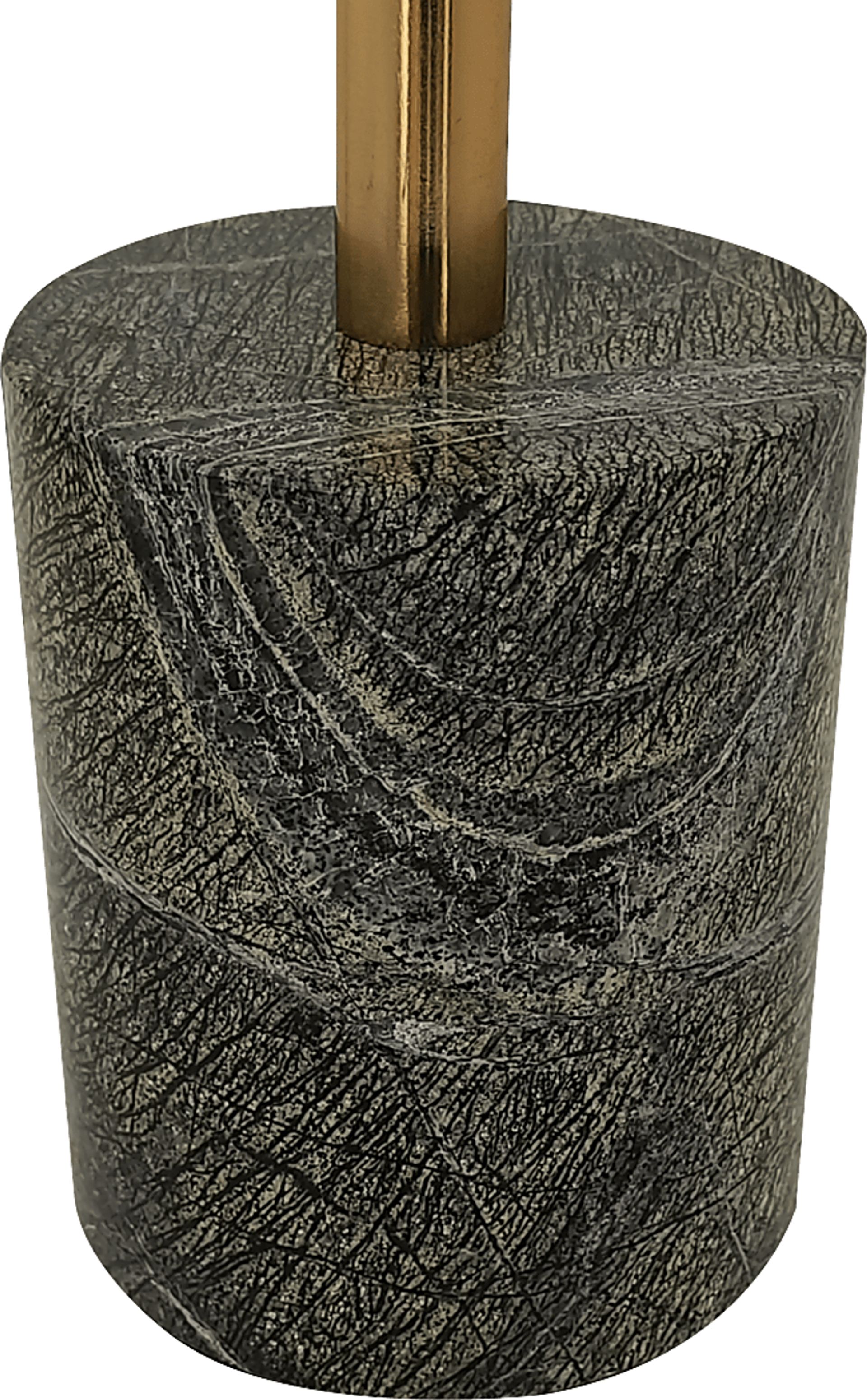 Orelia Gold Accent Table with Green Marble Base - Image 5