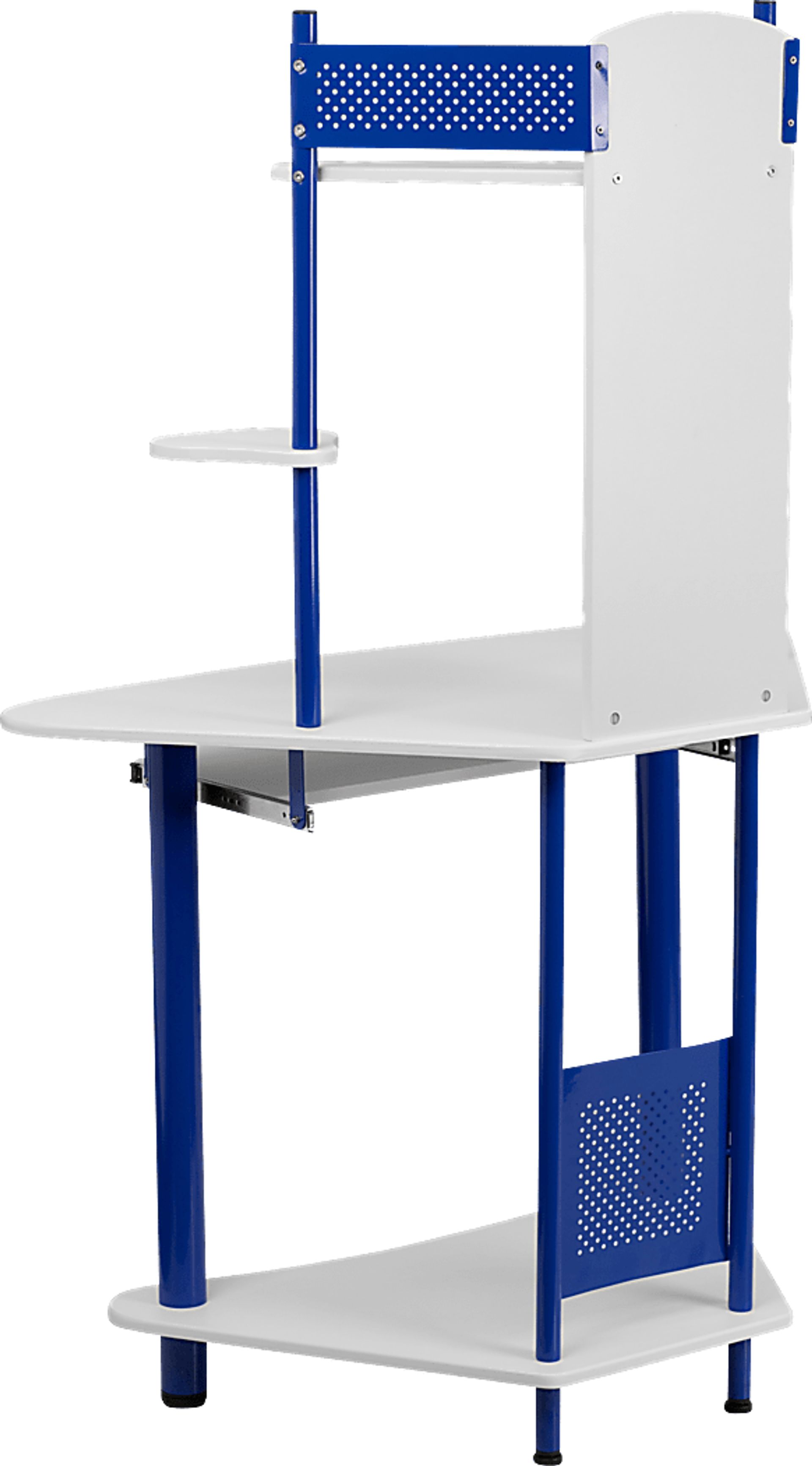 Oren Blue Desk and Hutch - Image 2
