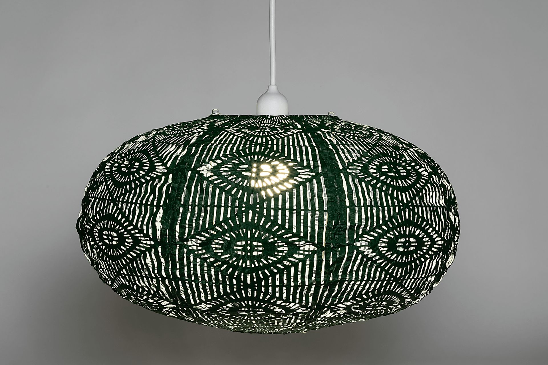 Orien Cave Outdoor Green Solar Lantern - Image 9