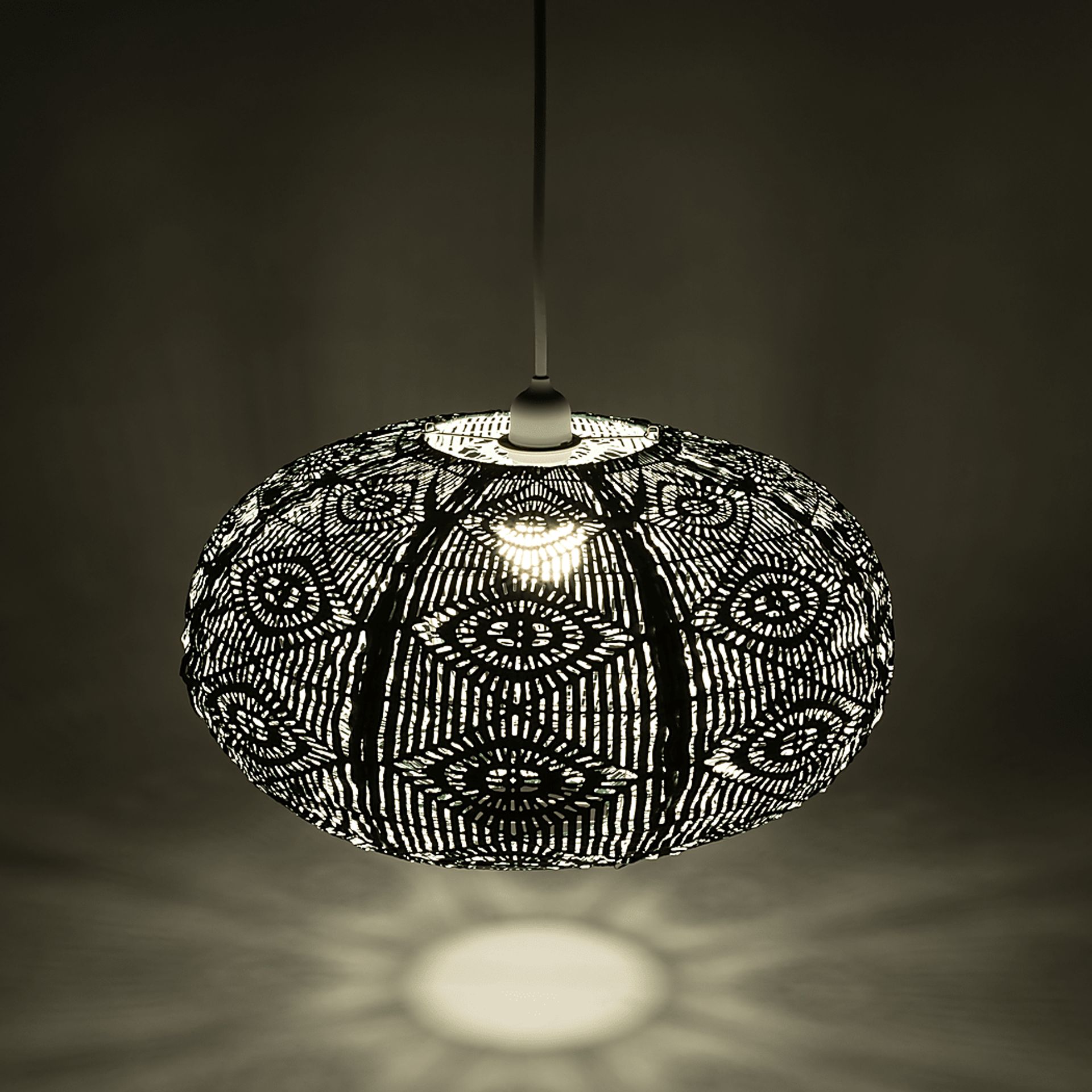 Orien Cave Outdoor Green Solar Lantern - Image 7