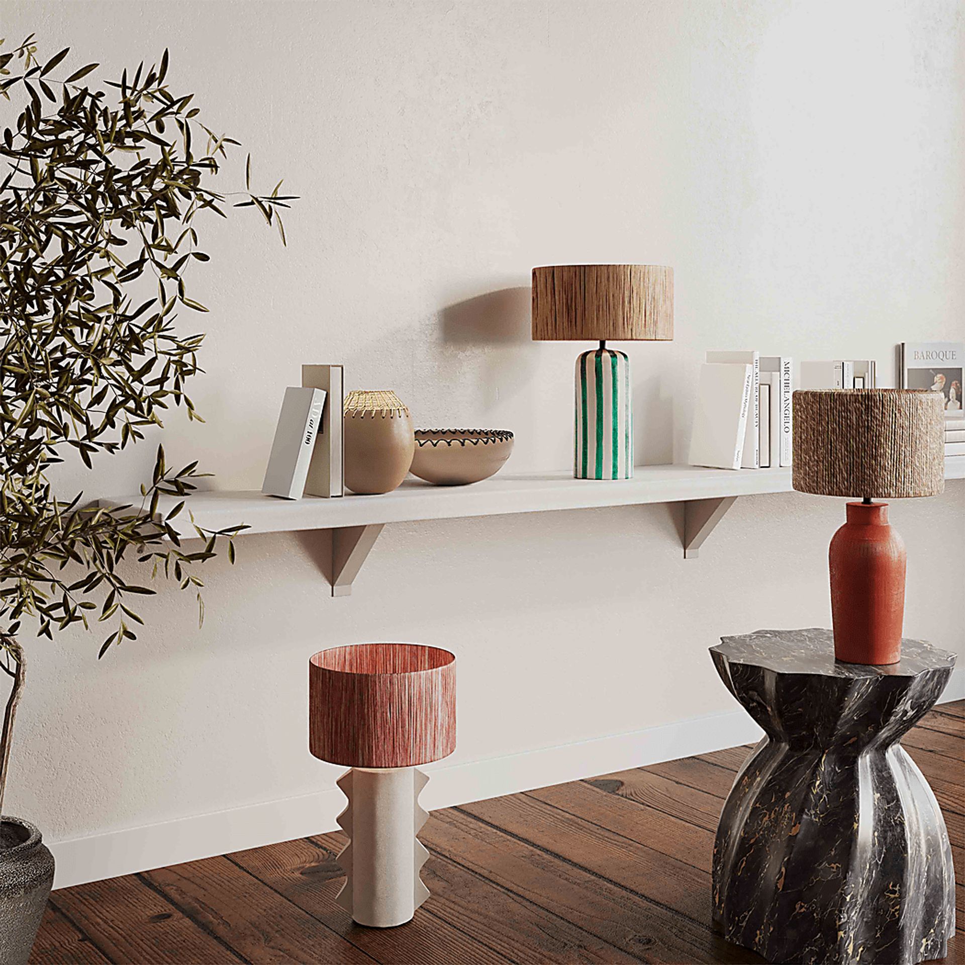 Orilla Farm Green Lamp - Image 2
