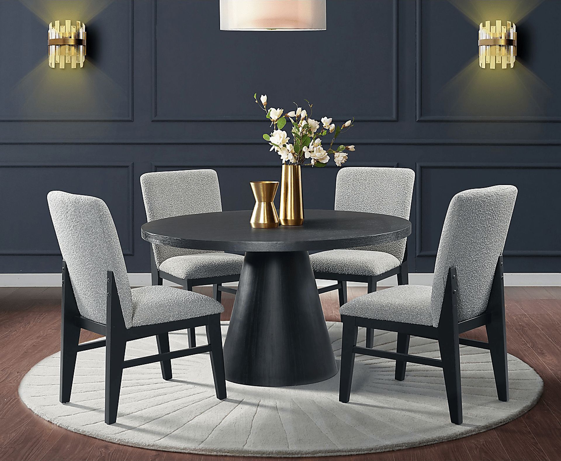 Oriola Black Side Chair, Set of 2 - Image 2