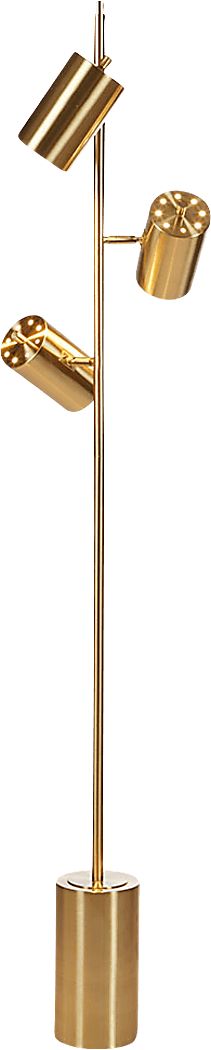 Oriole Road Gold Floor Lamp