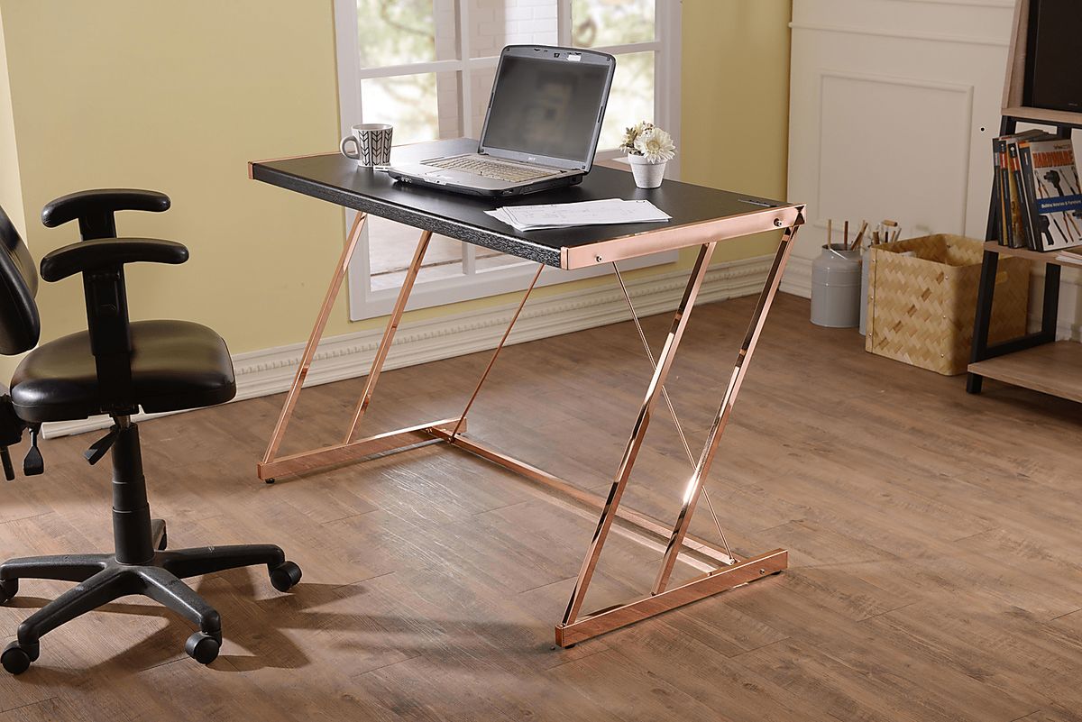Orion Black Black,Colors Desk | Rooms to Go