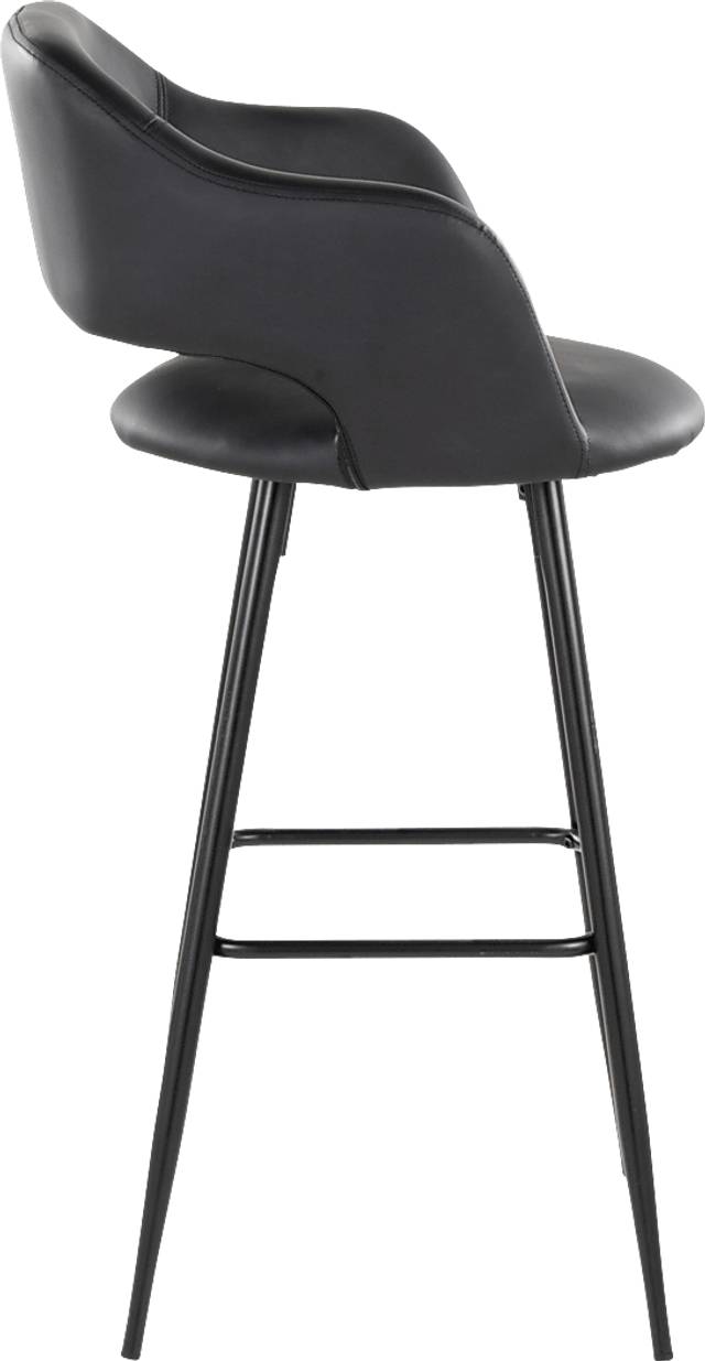 Orkhid Black Barstool, Set of 2 - Thumbnail - Image 5