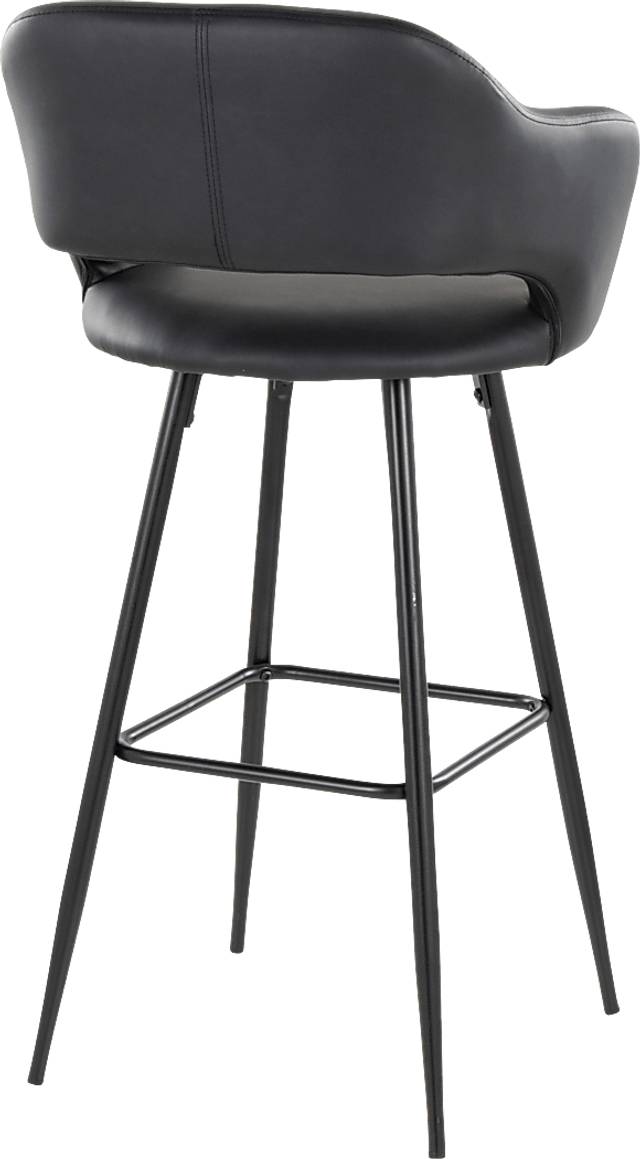 Orkhid Black Barstool, Set of 2 - Thumbnail - Image 6