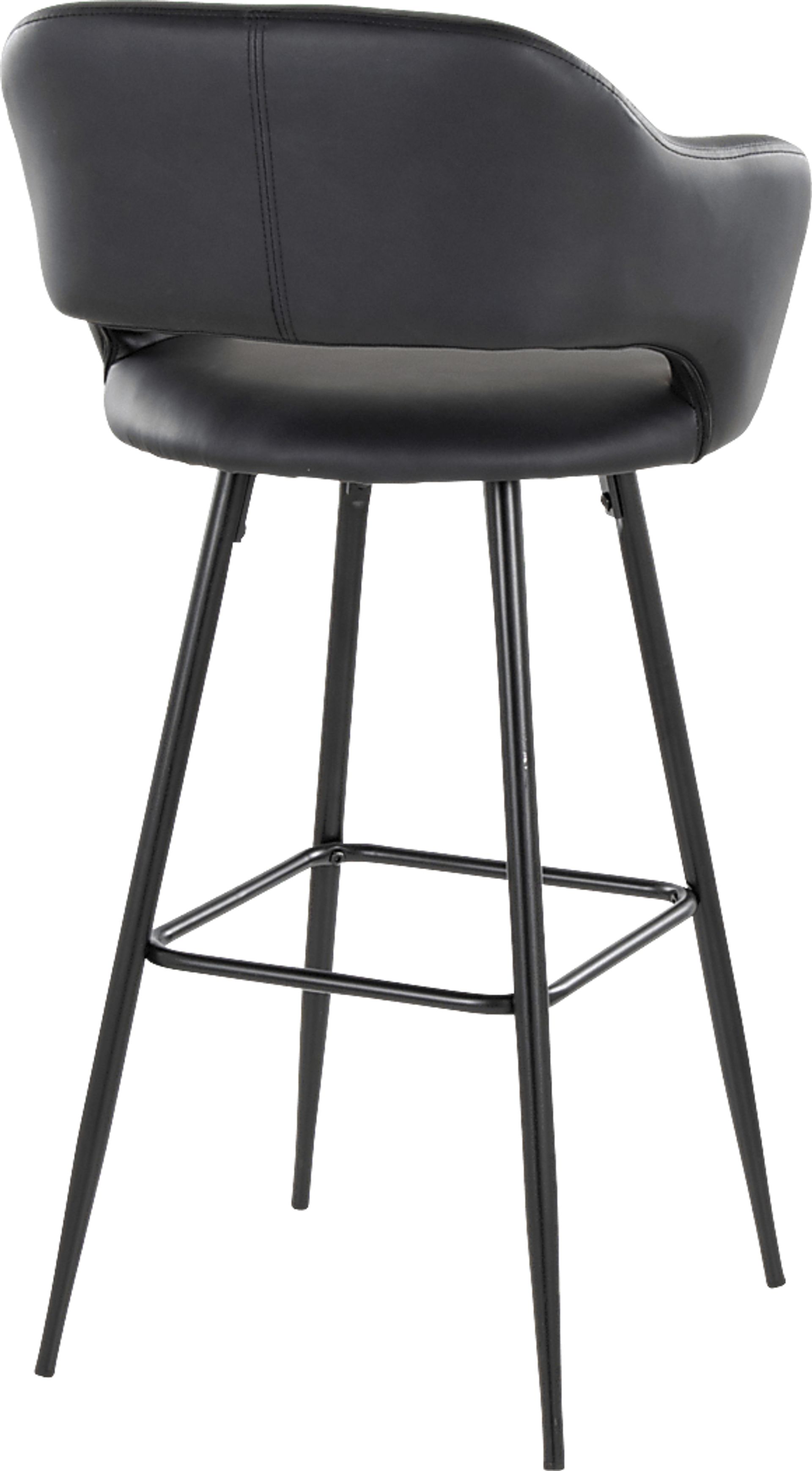 Orkhid Black Barstool, Set of 2 - Image 6