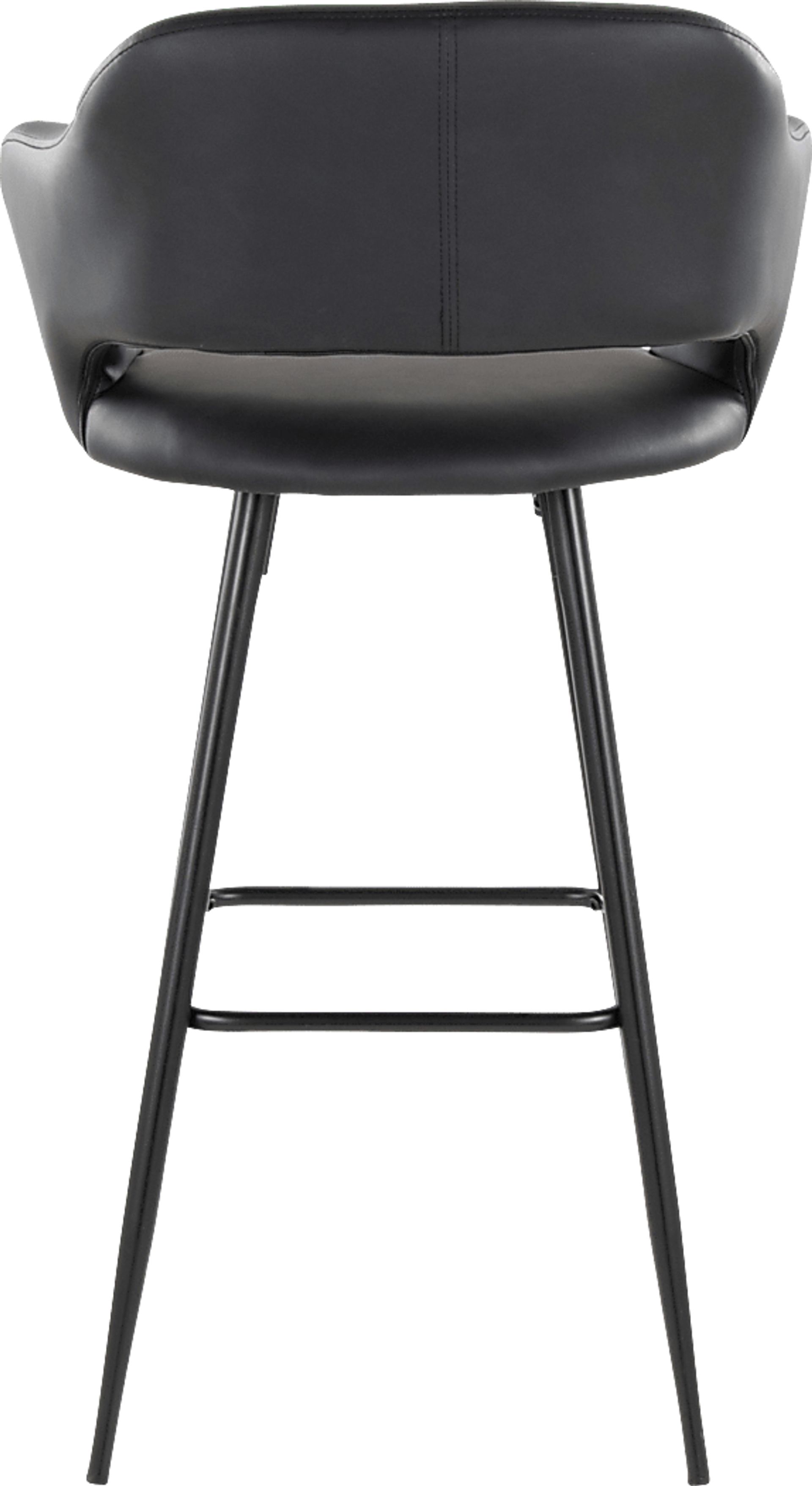 Orkhid Black Barstool, Set of 2 - Image 7