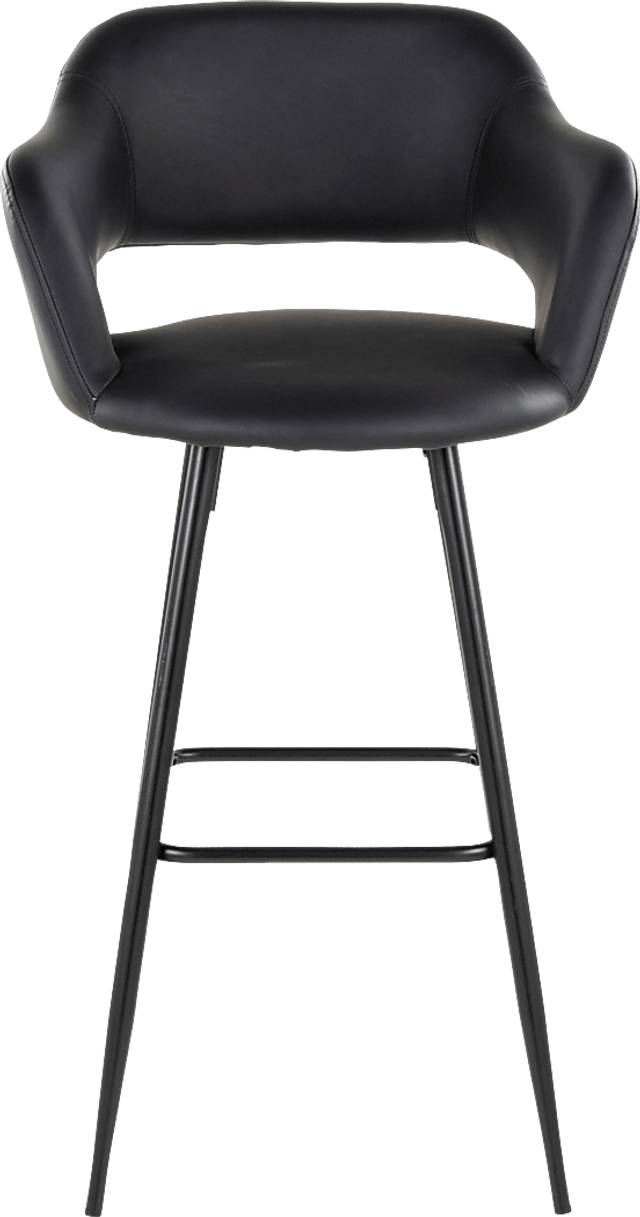 Orkhid Black Barstool, Set of 2 - Thumbnail - Image 8