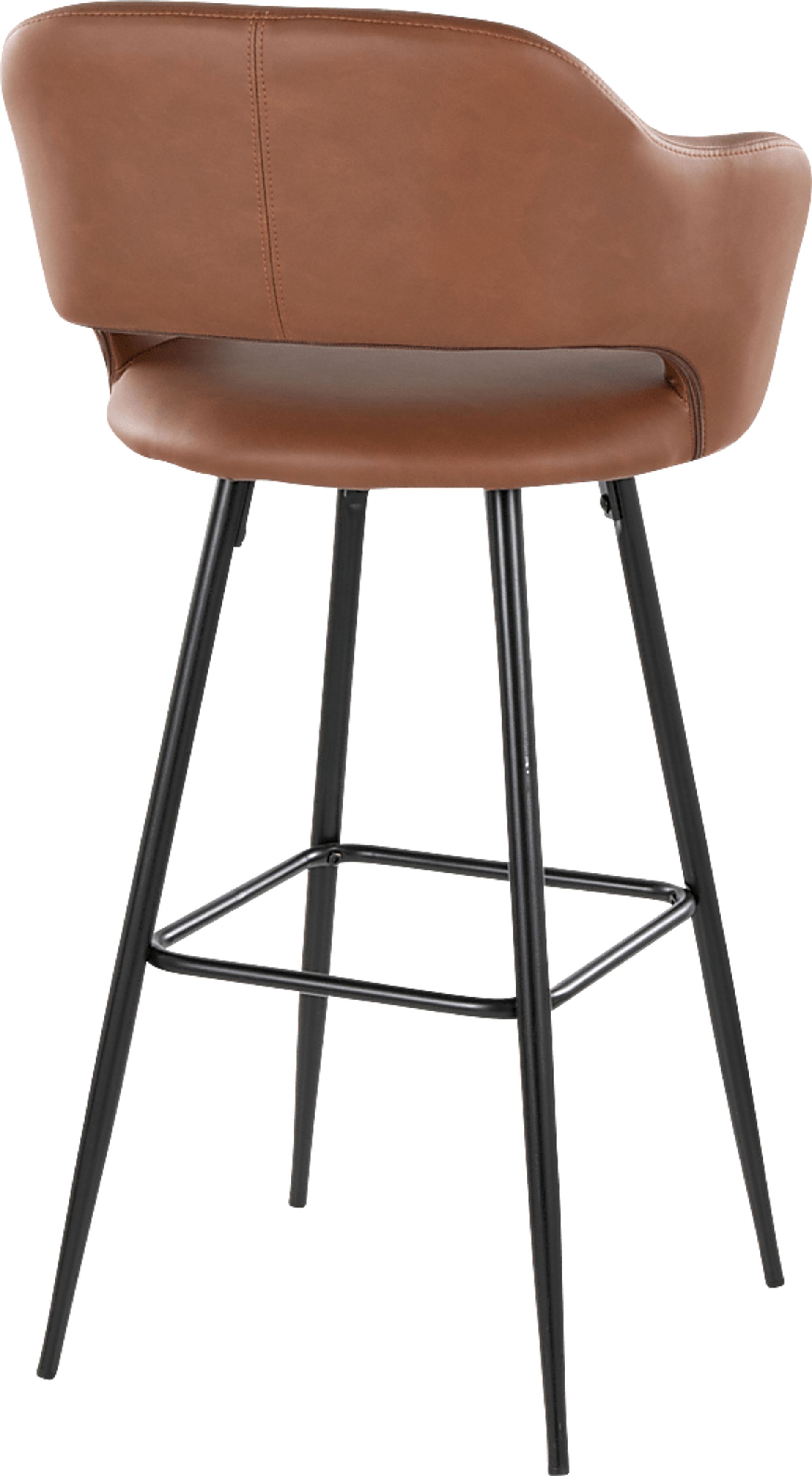 Orkhid Brown Barstool, Set of 2 - Image 6