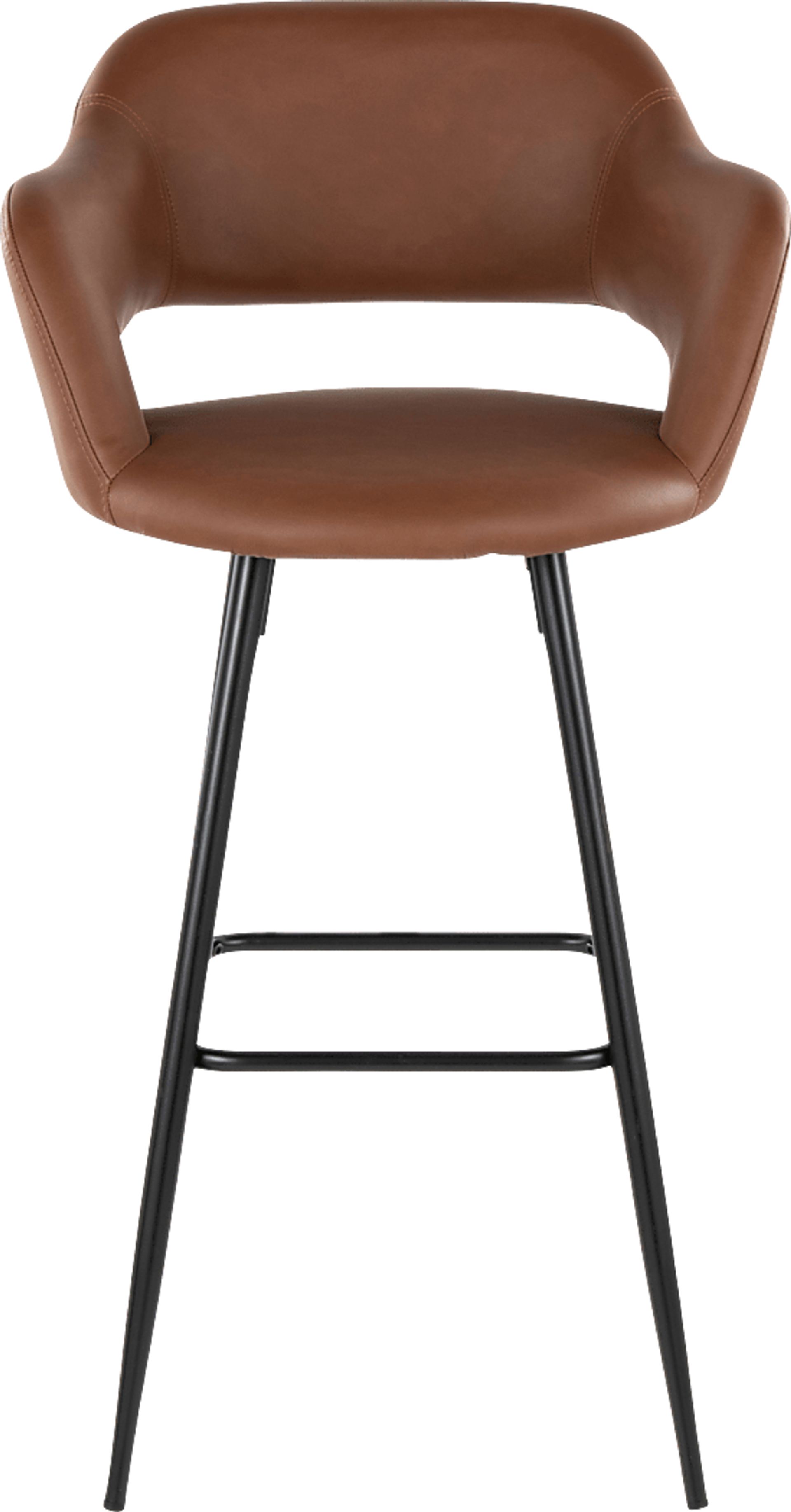 Orkhid Brown Barstool, Set of 2 - Image 8
