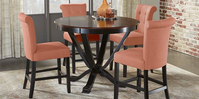 Orland Park Black Counter Height Dining Table - Thumbnail - Image 2