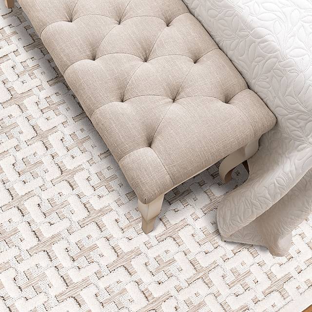 Orlinda Beige 7'10 x 10'10 Rug - Thumbnail - Image 3