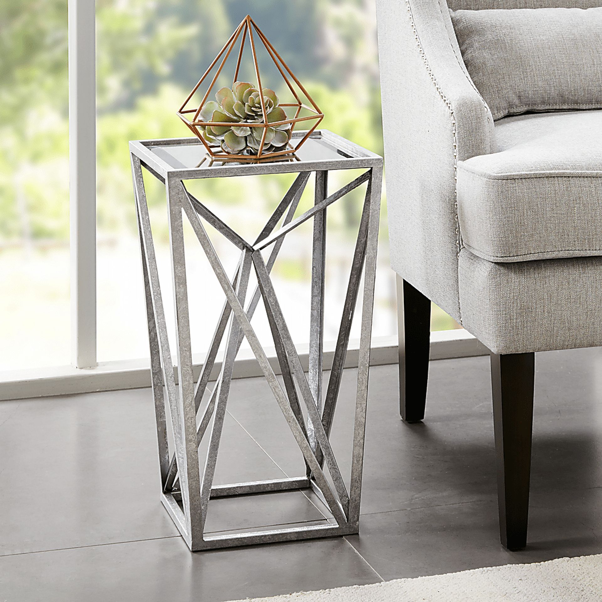 Ormandy Silver Accent Table - Image 3