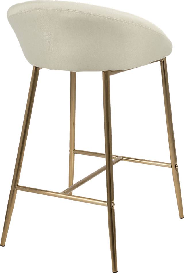 Orna Cream Counter Height Stool (Set of 2) - Thumbnail - Image 2