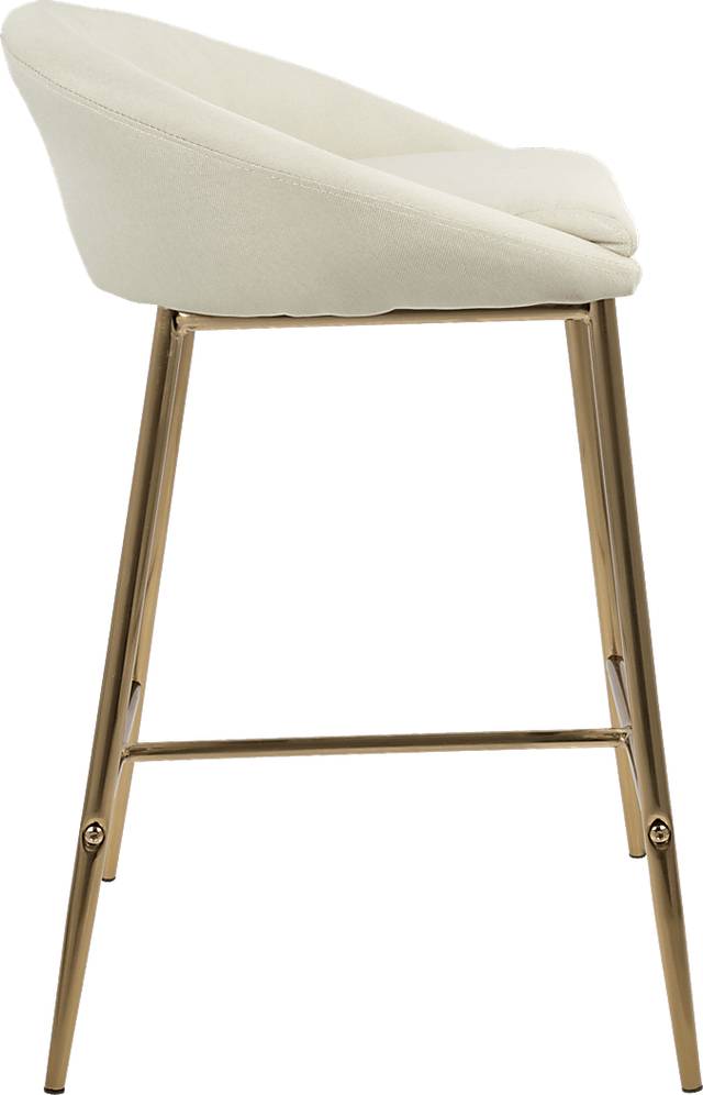 Orna Cream Counter Height Stool (Set of 2) - Thumbnail - Image 3