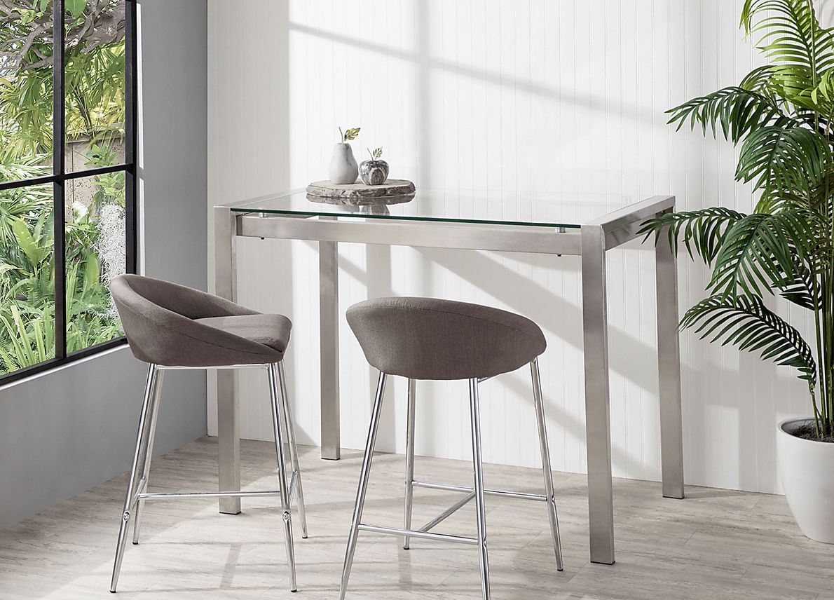 Orna Gray Counter Height Stool (Set of 2)