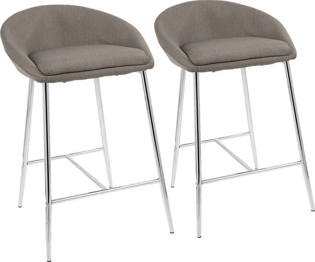 Orna Gray Counter Height Stool (Set of 2) - Thumbnail - Image 1