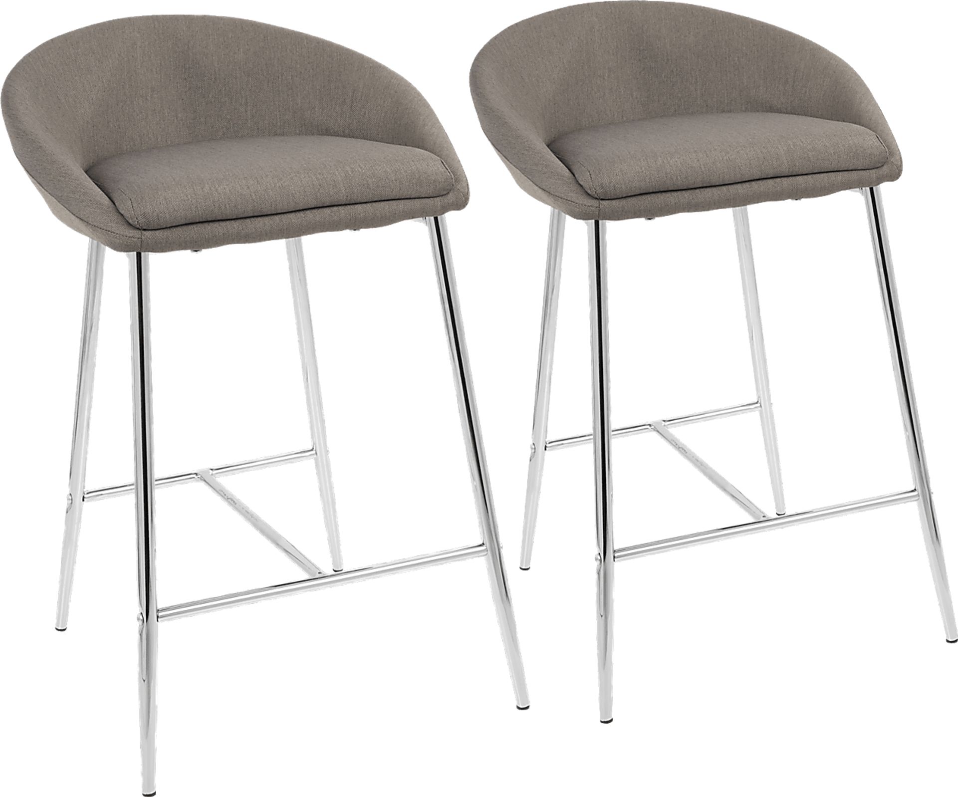 Orna Gray Counter Height Stool (Set of 2) - Image 1