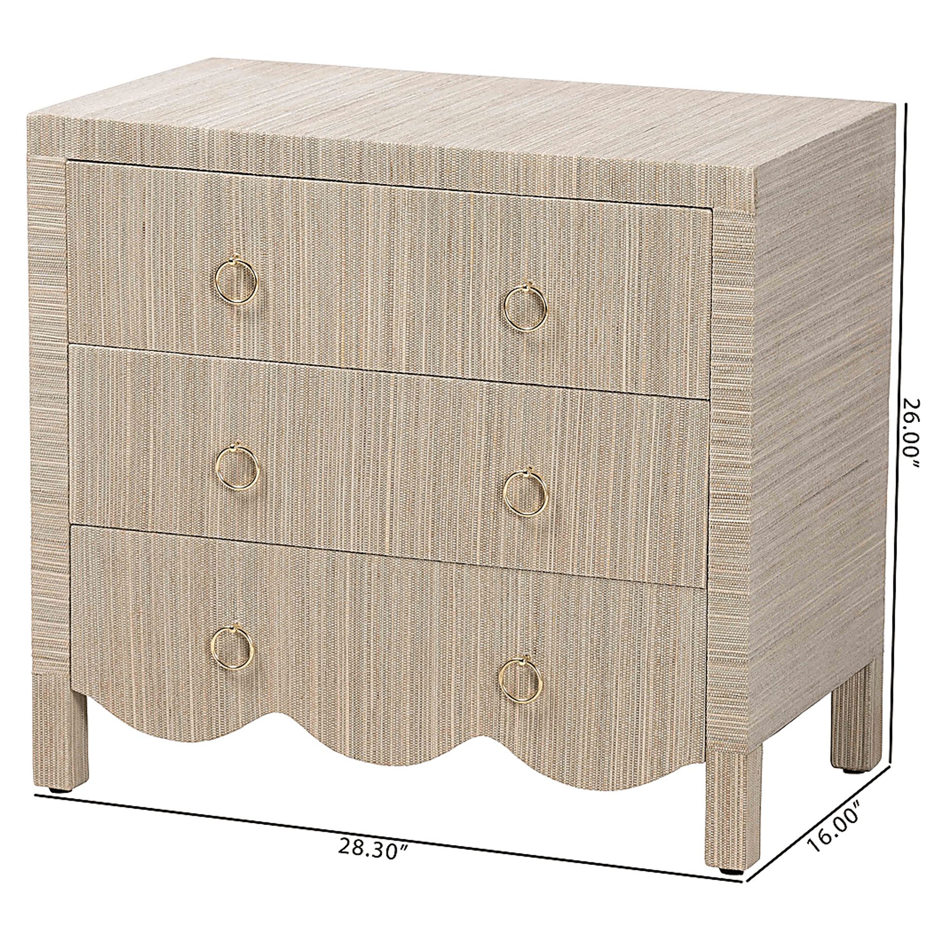 Orok Beige Nightstand - Image 6