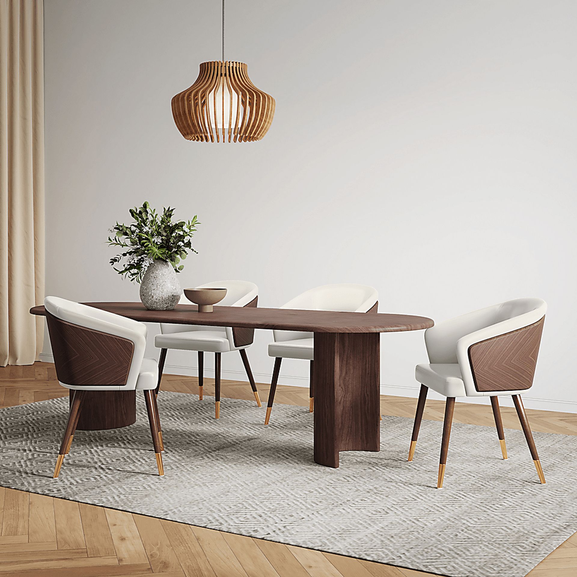 Orrantia Cream Arm Chair - Image 2