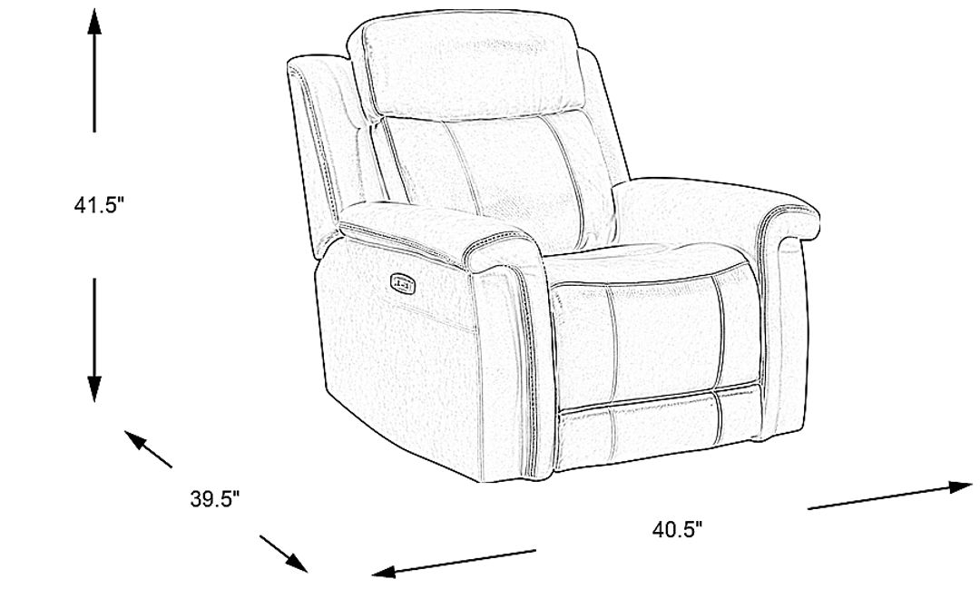 Orsini 3 Pc Beige Leather Dual Power Reclining Living Room Set With ...