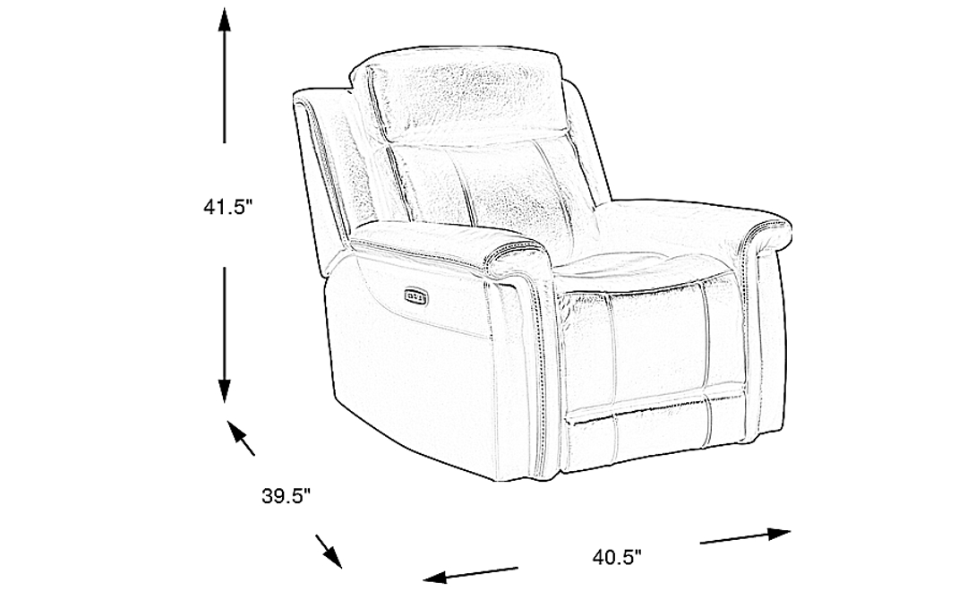 Orsini Leather Dual Power Recliner