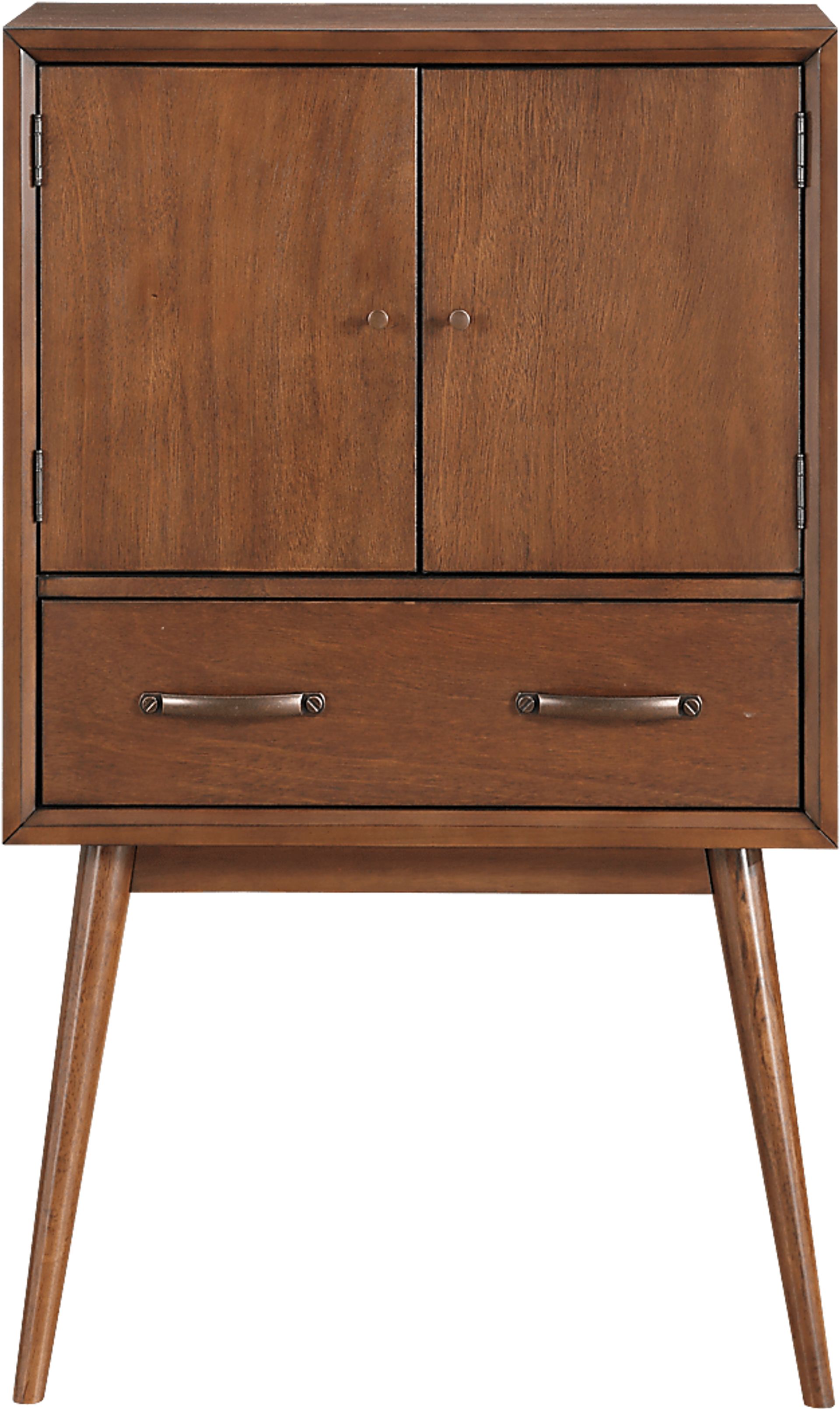 Orson Brown Wine Cabinet - Image 1