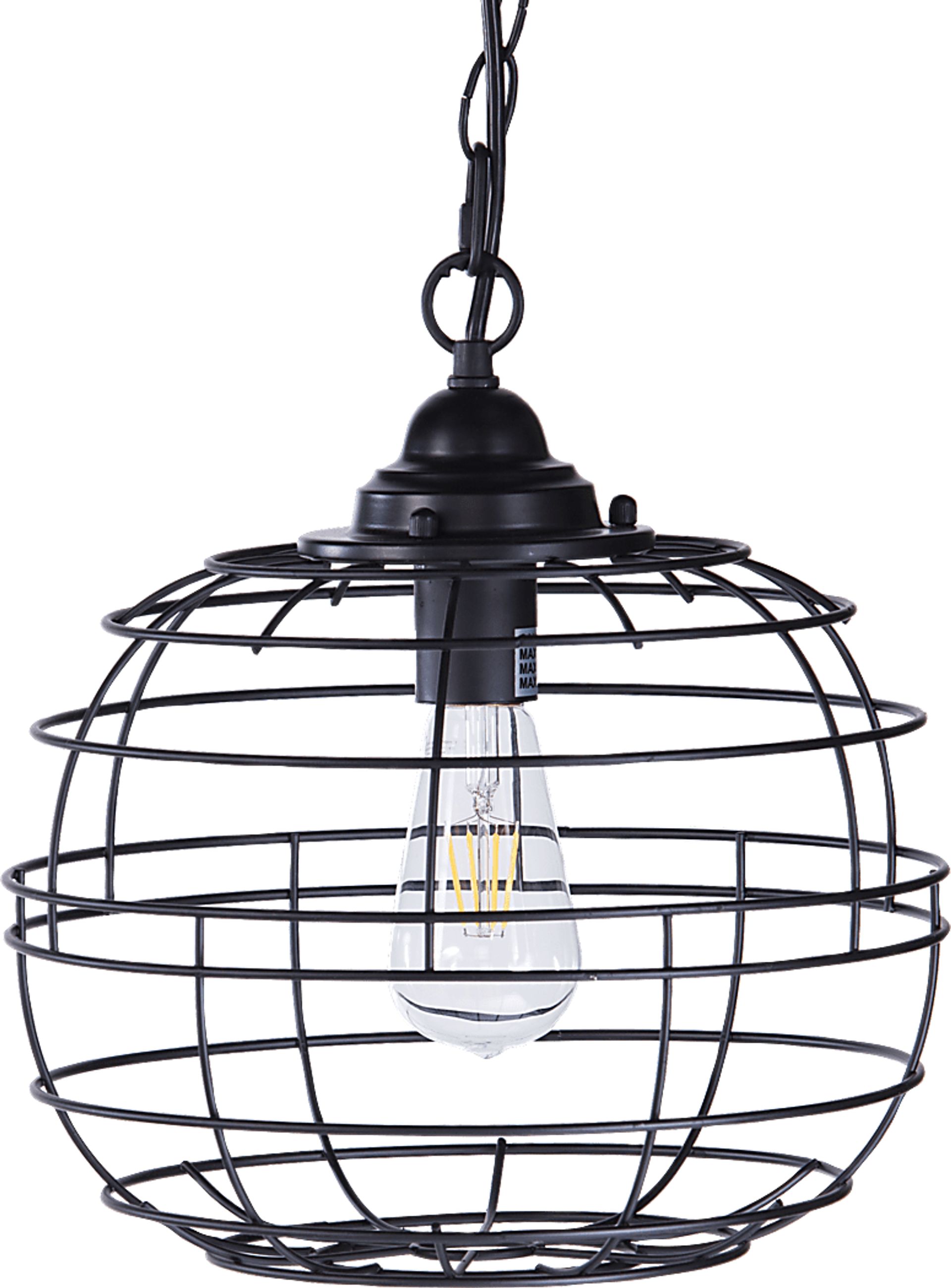 Orvid Black Chandelier - Image 1