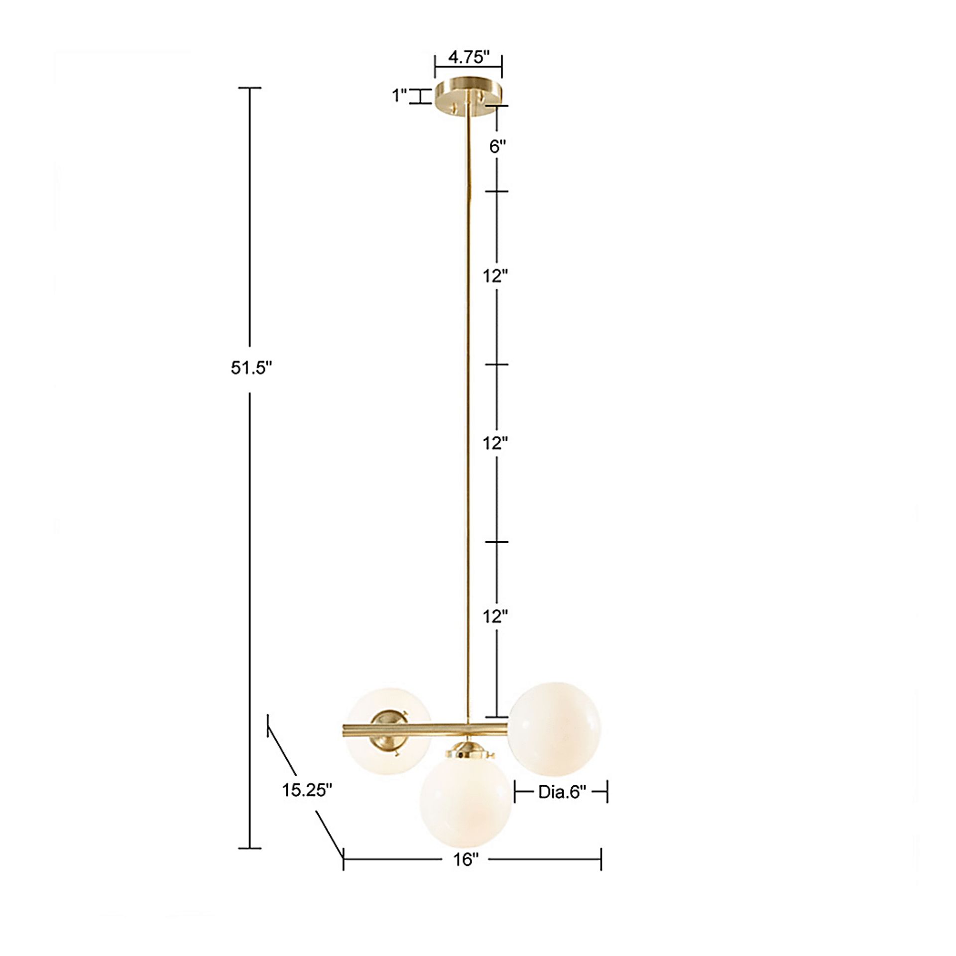 Orville Edge Gold Pendant - Image 9