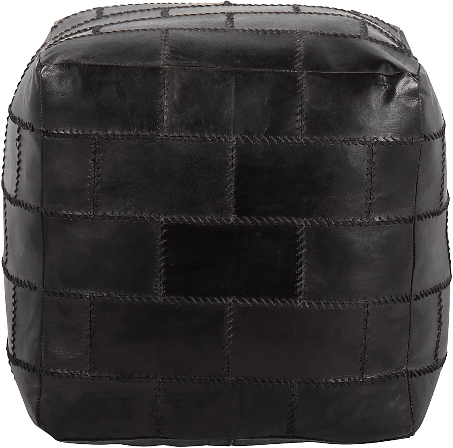 Orvin Black Ottoman - Image 3