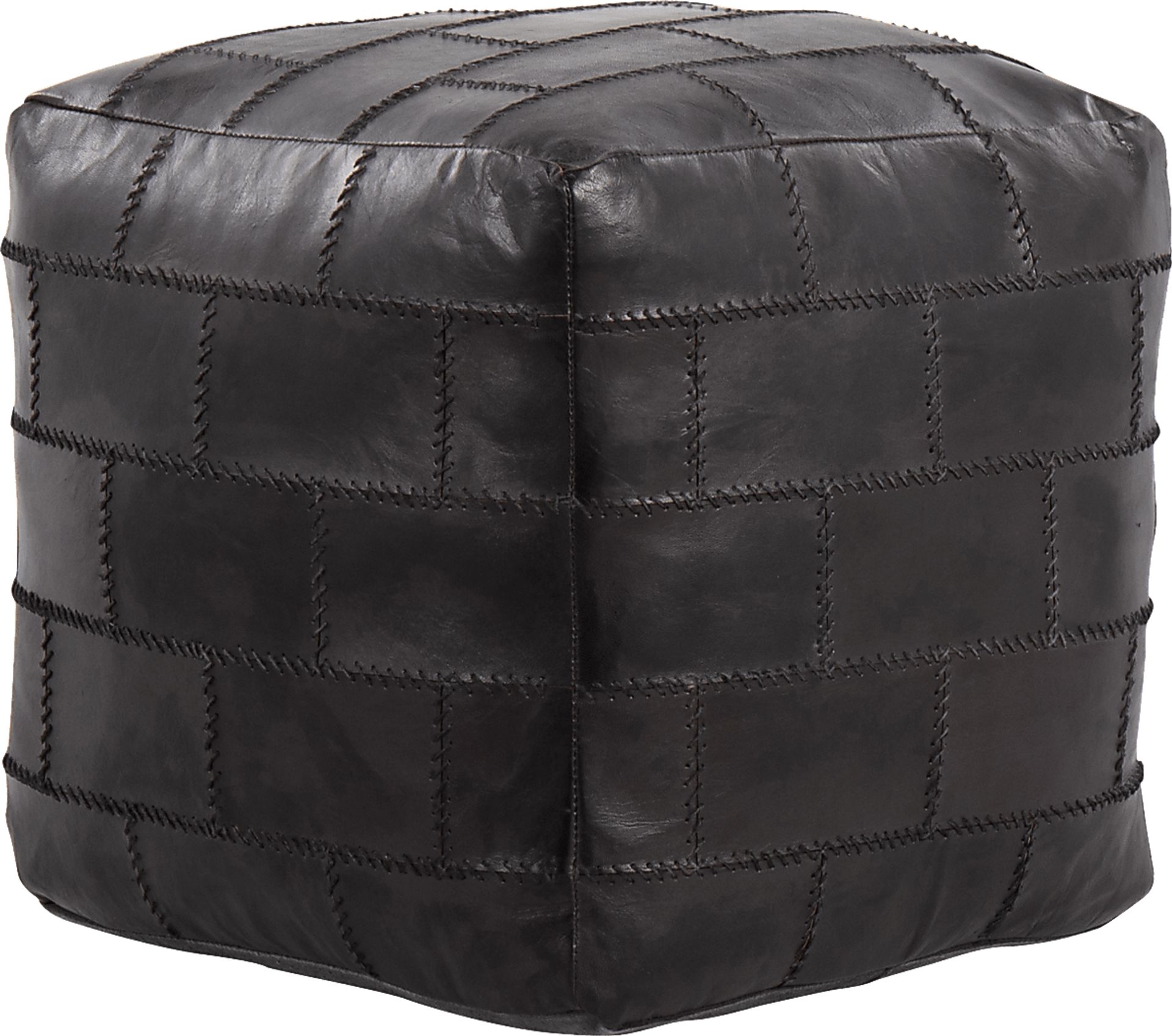 Orvin Black Ottoman - Image 1