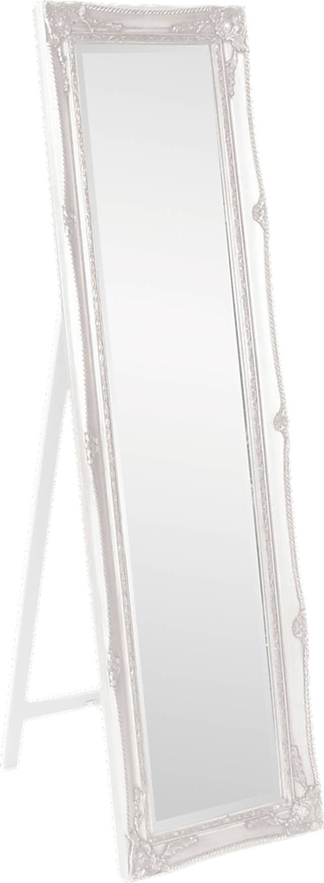 Orwell White Leaner Mirror - Thumbnail - Image 1
