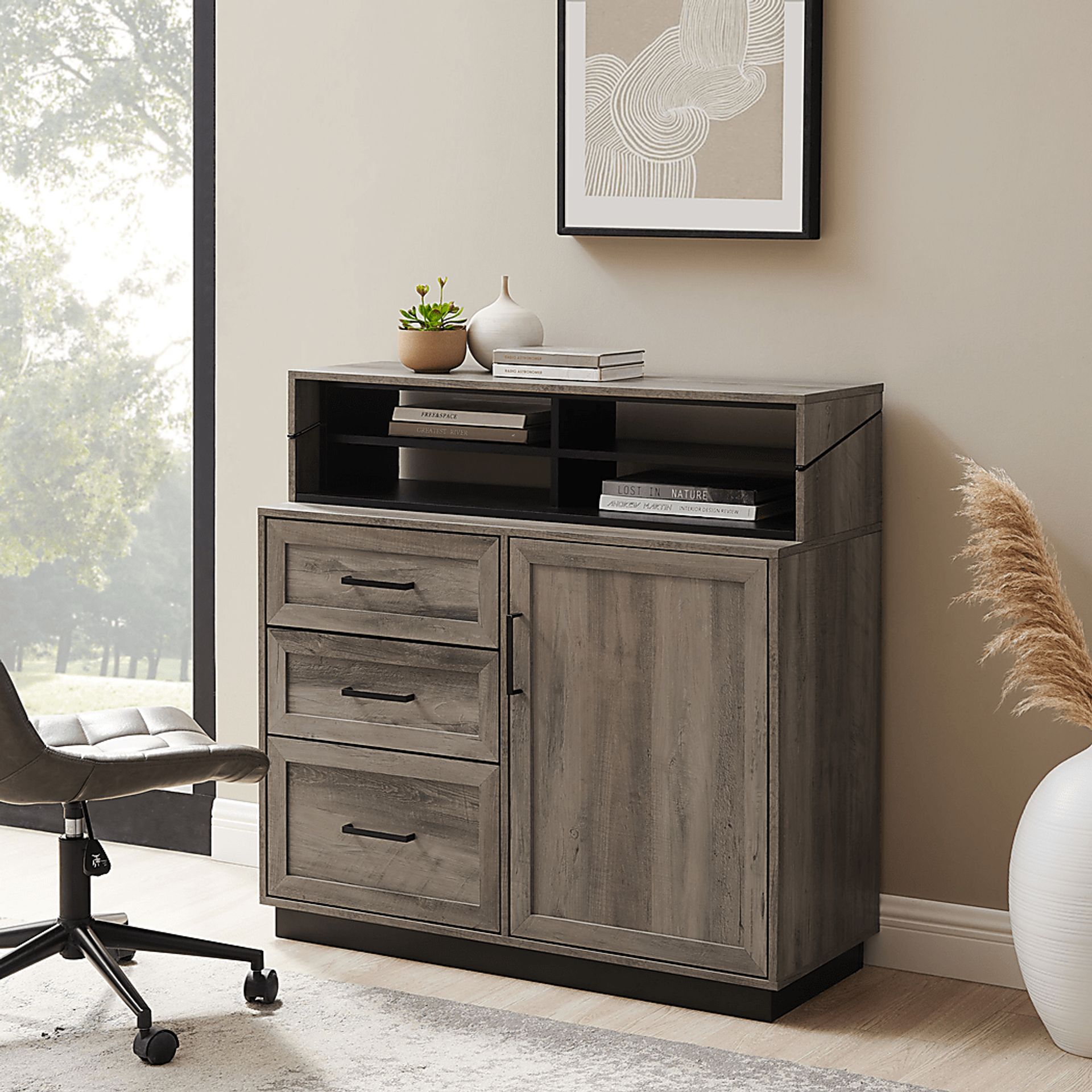 Oryan Gray Desk - Image 2