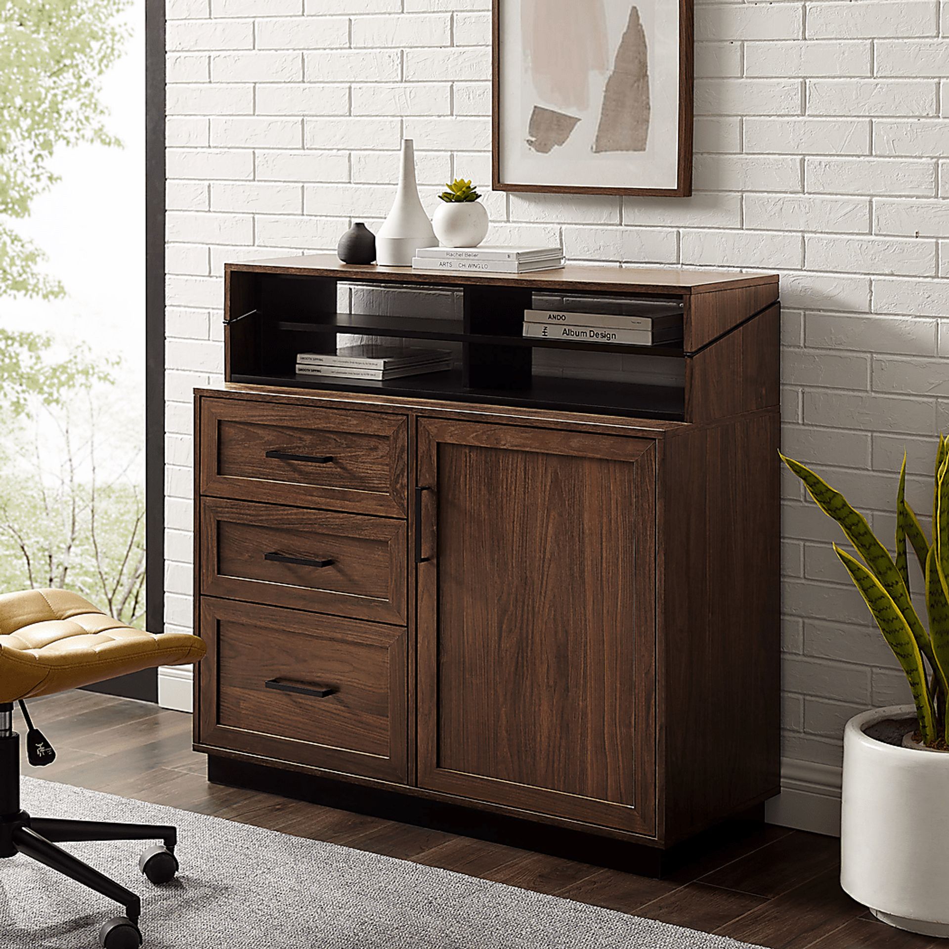 Oryan Walnut Desk - Image 2